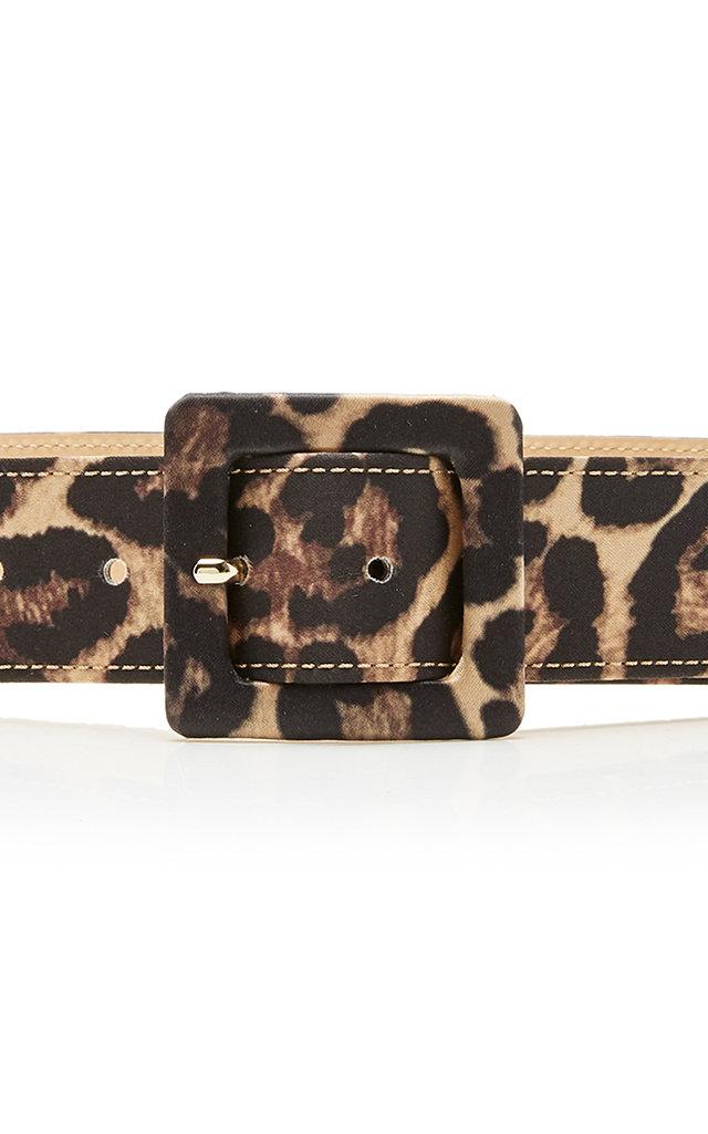 veronica beard leopard belt