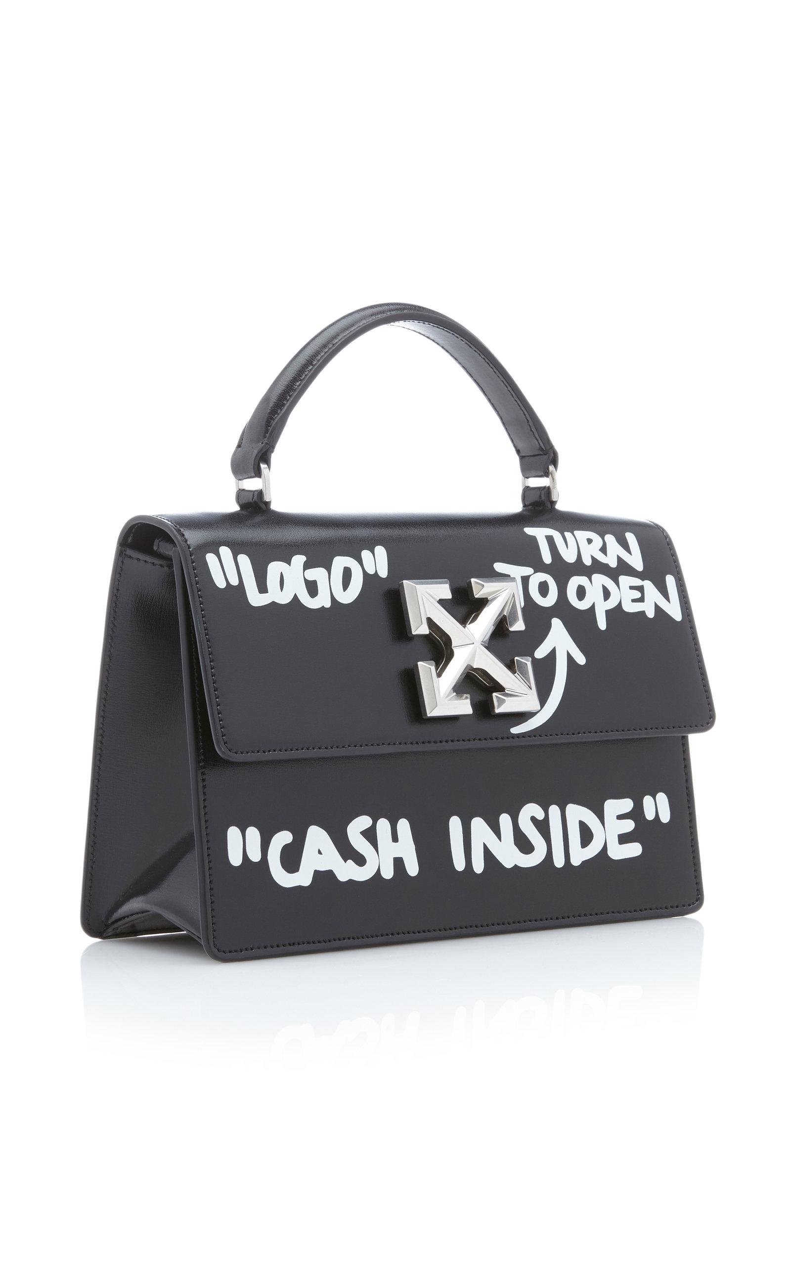 Relativ størrelse eksplosion Monopol Off-White c/o Virgil Abloh Itney 1.4 Cash Inside Bag in Black | Lyst