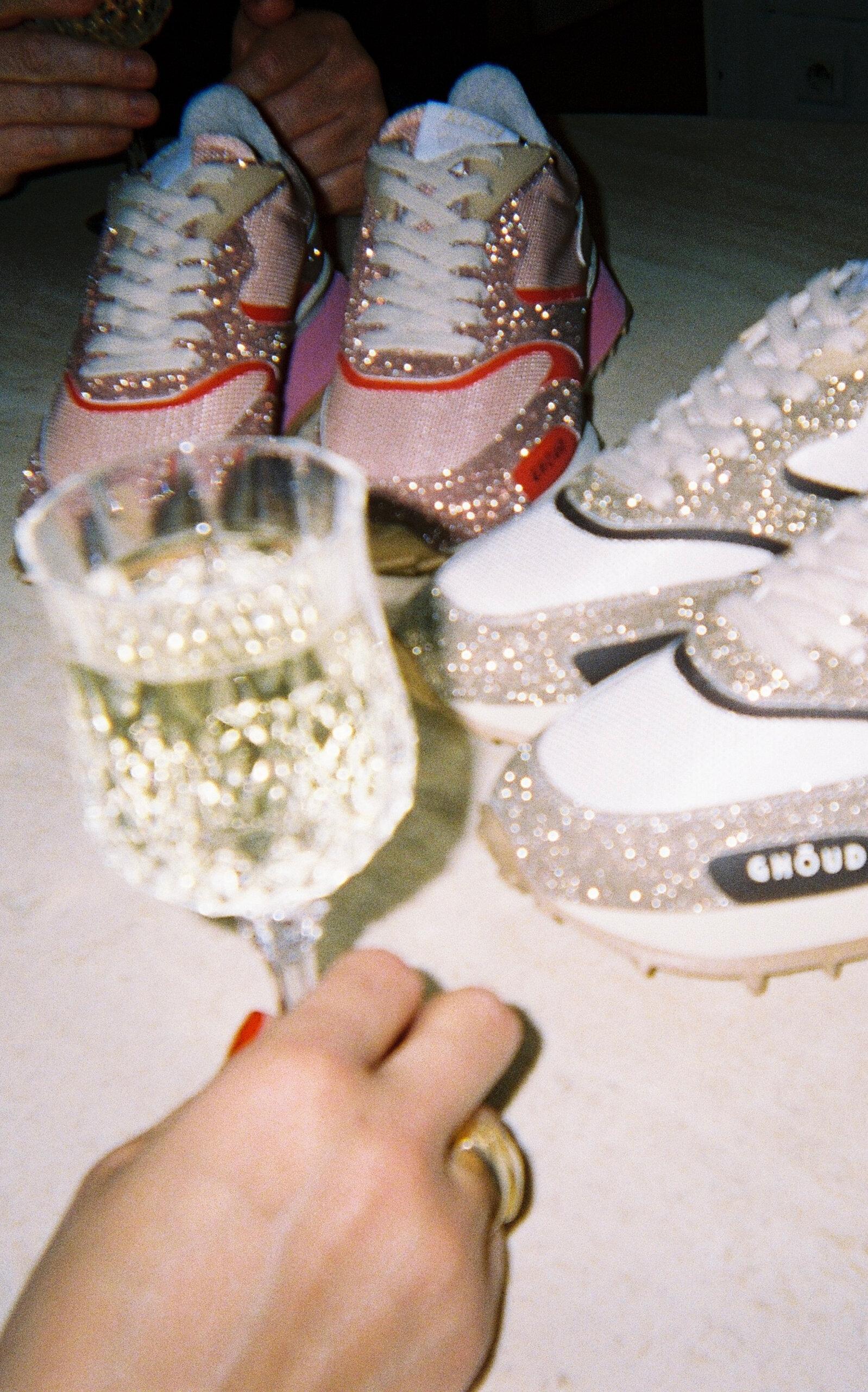 GHŌUD Rush Starlight Groove 2.0 Mesh & Glitter Sneakers in GHŌUD Rush Starlight Groove 2.0 Mesh & Glitter Sneakers in