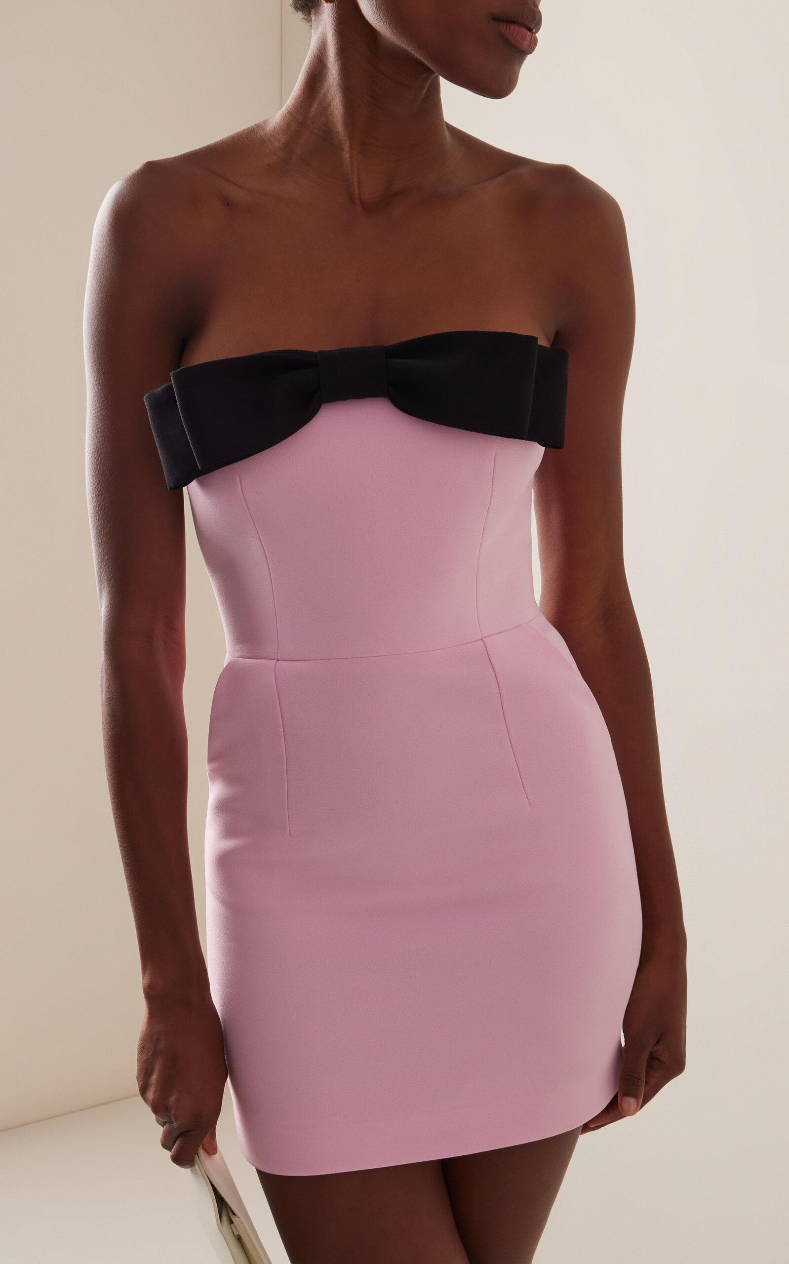 new arrivals pink dress The New Arrivals Ilkyaz Ozel, Sisu bow-detail satin gown, Women, Pink, US 4, Dresses, Materialmix