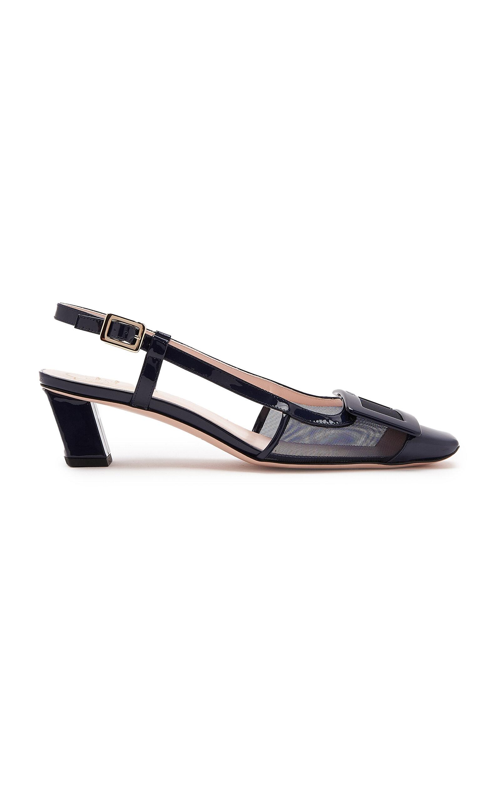 【関税&送料込】Roger Vivier Slingback Mesh Pumps Roger Vivier Belle Vivier Mesh Buckle Slingback Pumps