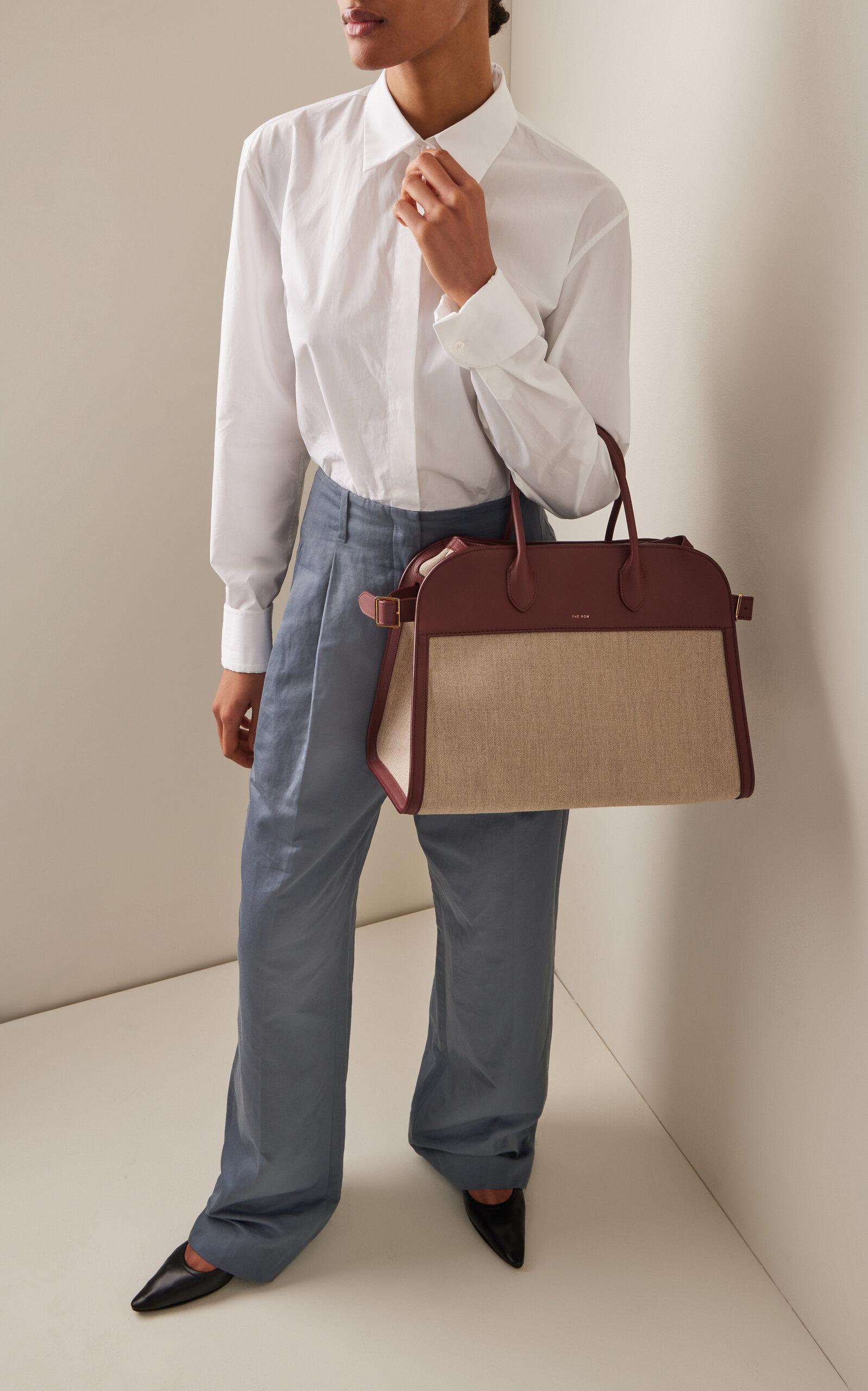 The Row Soft Margaux 15 Canvas Tote Bag in Brown Lyst UK