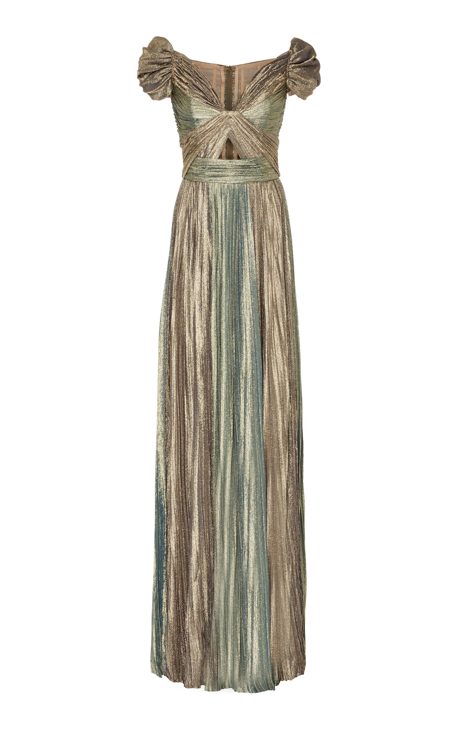 J Mendel Multi Color Gown Size 4 | eBay