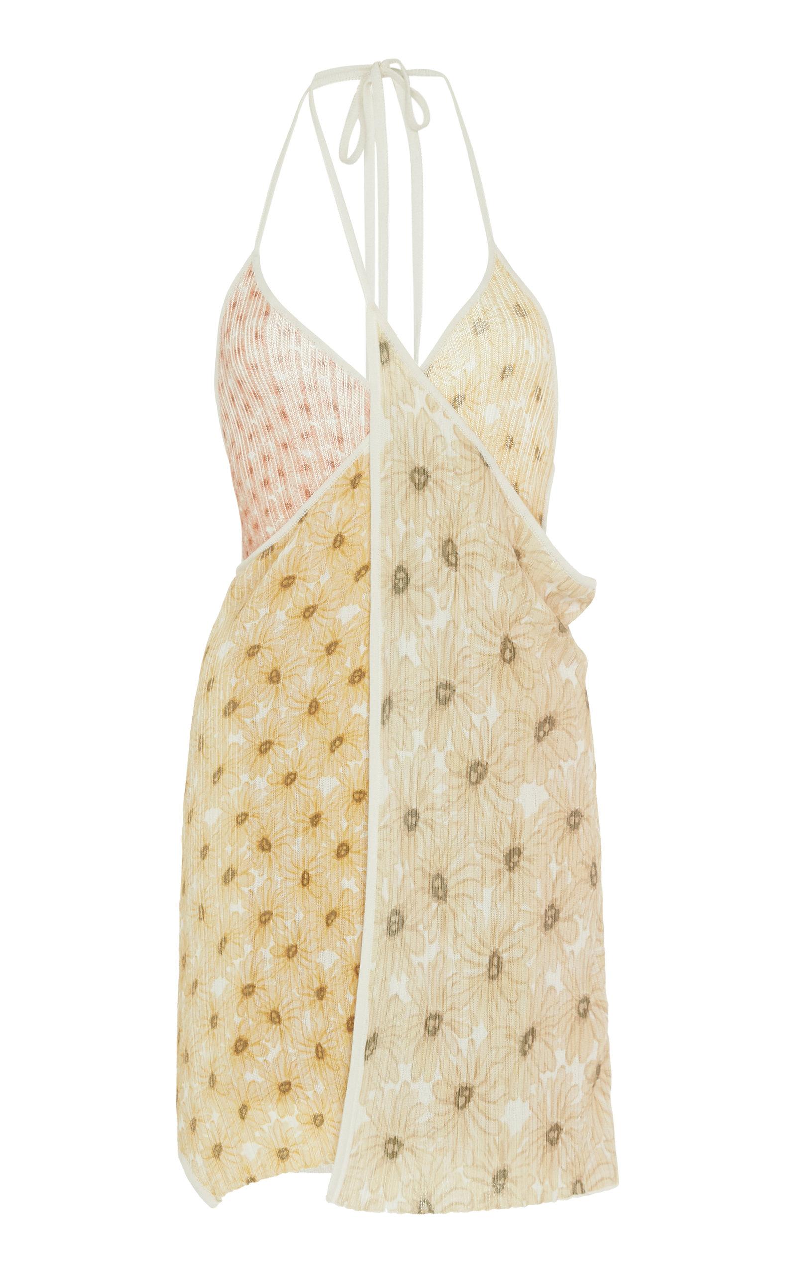 Jacquemus La Robe Boca String Cotton-blend Mini Dress in Pink | Lyst