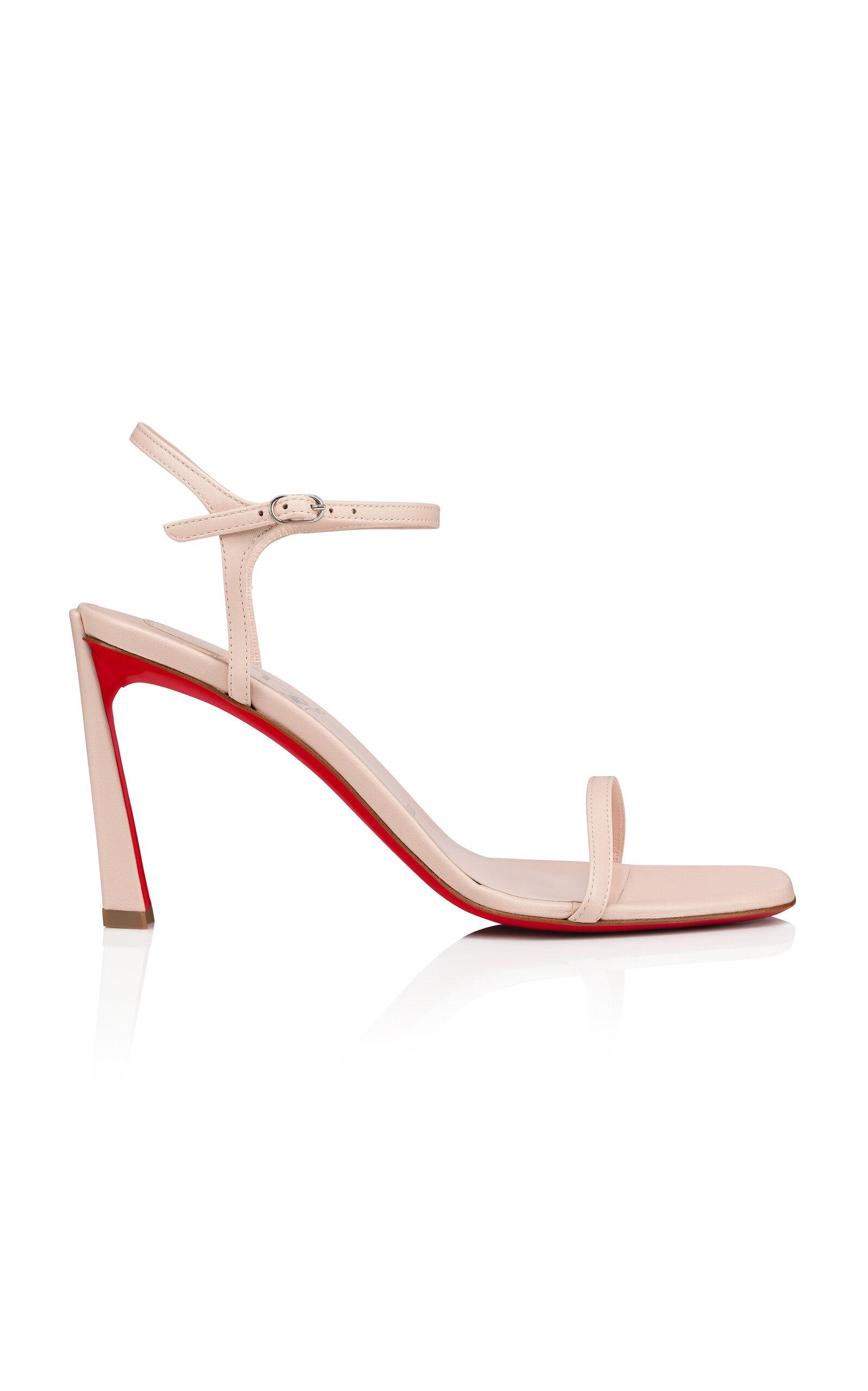 Christian Louboutin Condora 85mm Leather Sandals in Pink | Lyst