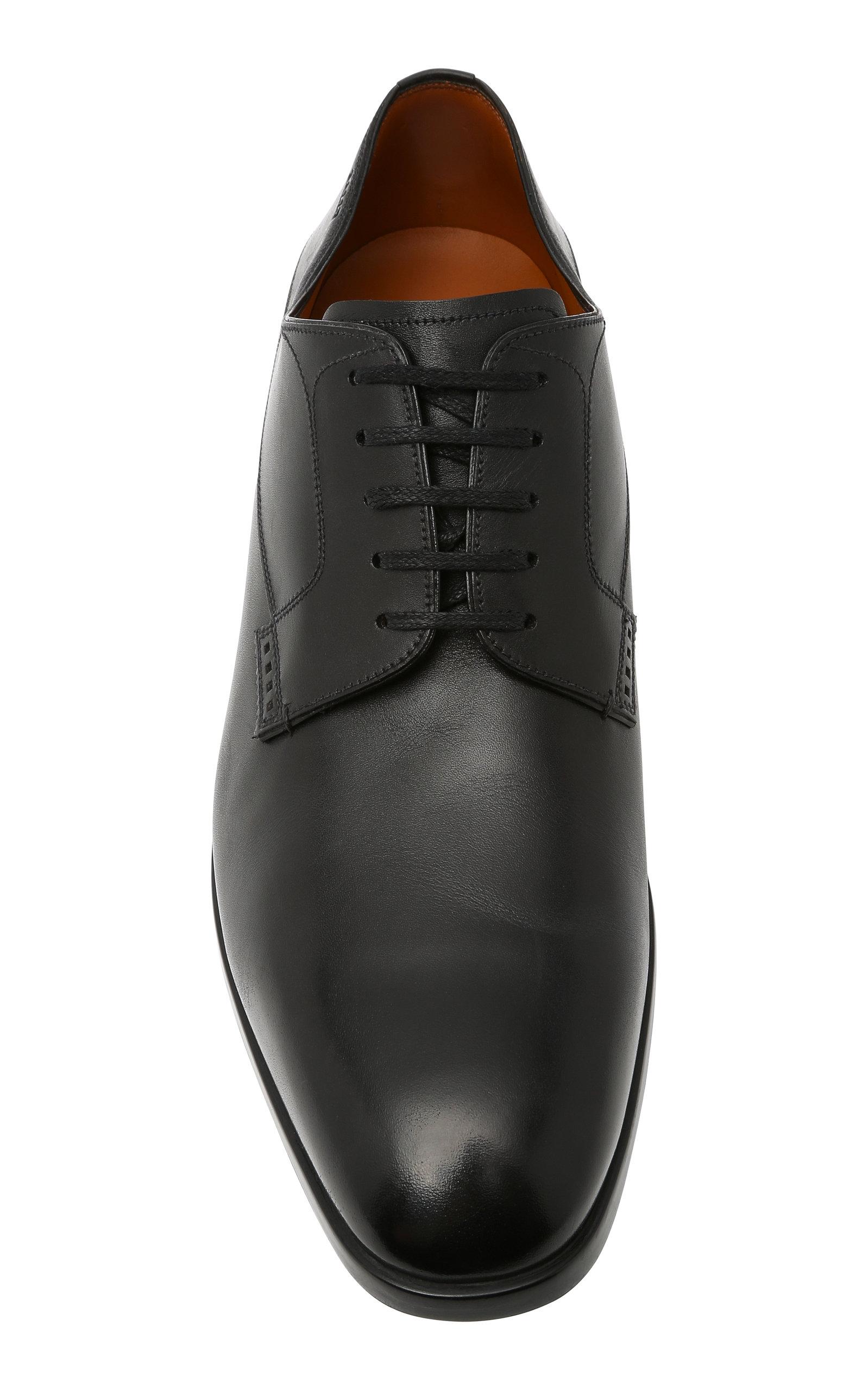 Bally Leather Lantel Calfskin Oxford Dress Shoes in Black