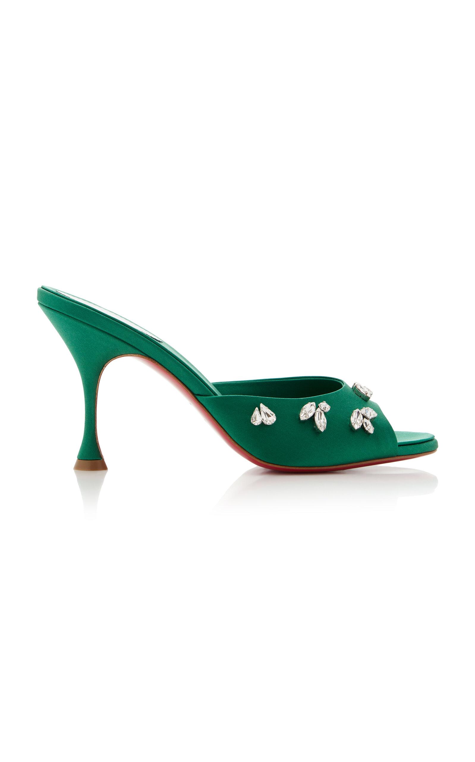 Green Christian Louboutin Heels for Women | Lyst