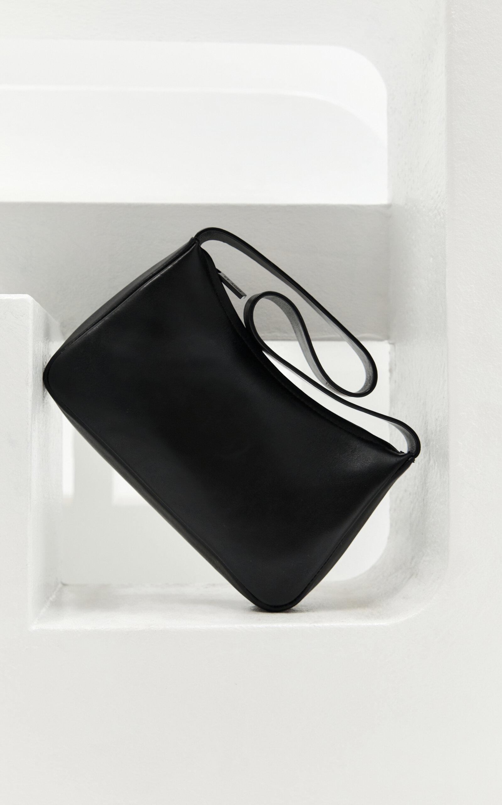 St. Agni 90's Petit Leather Shoulder Bag in Black | Lyst
