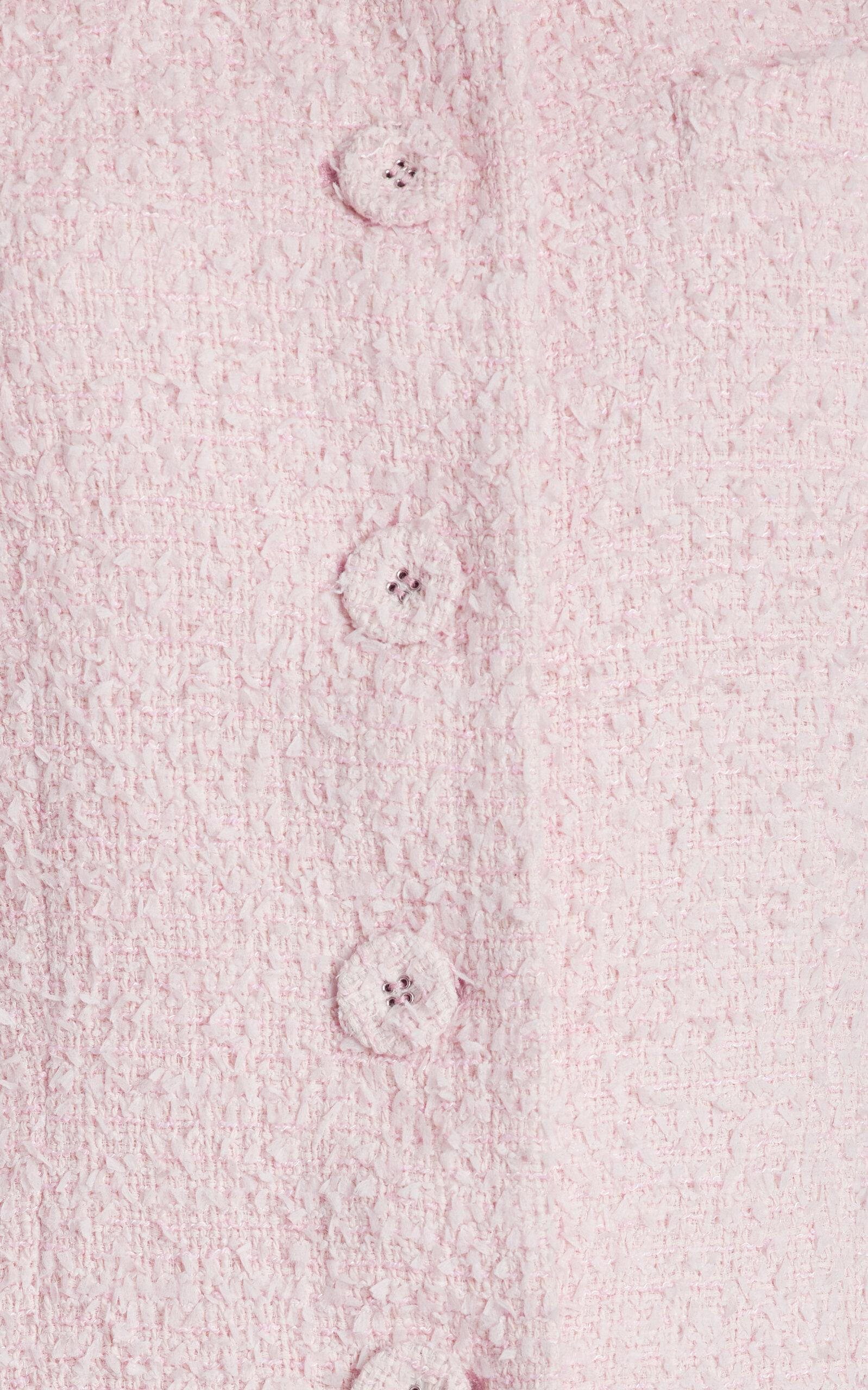 NOAH ノア Dream Tweed Vest ピンク S 24ss