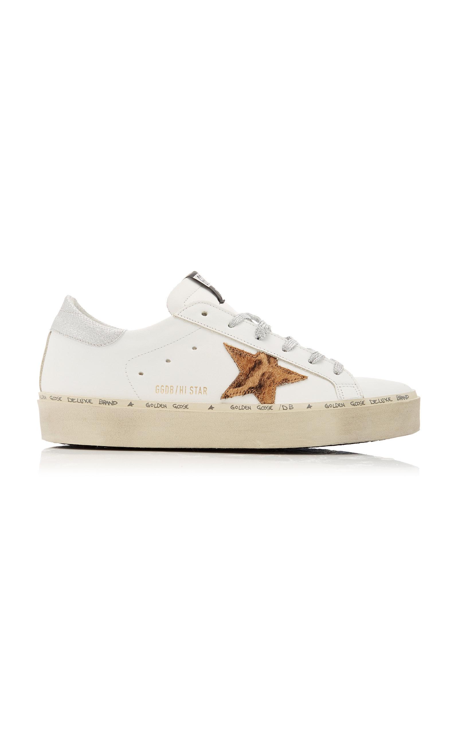 golden goose high top leopard