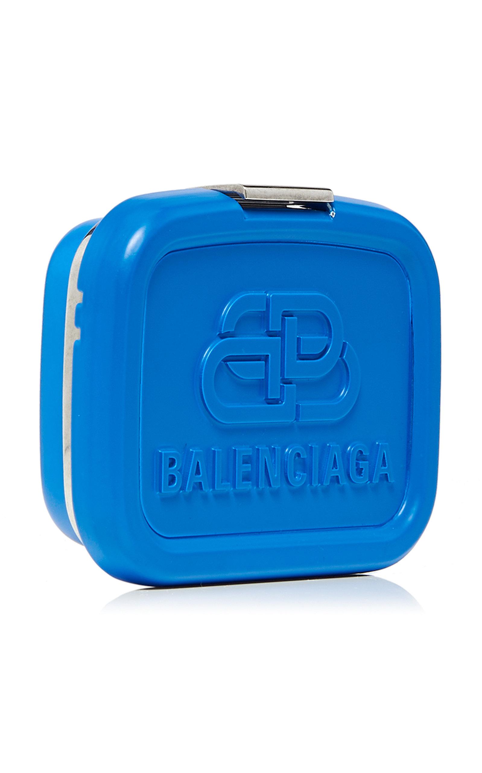 Balenciaga Lunch Box Mini Leather Case Bag in Blue Lyst
