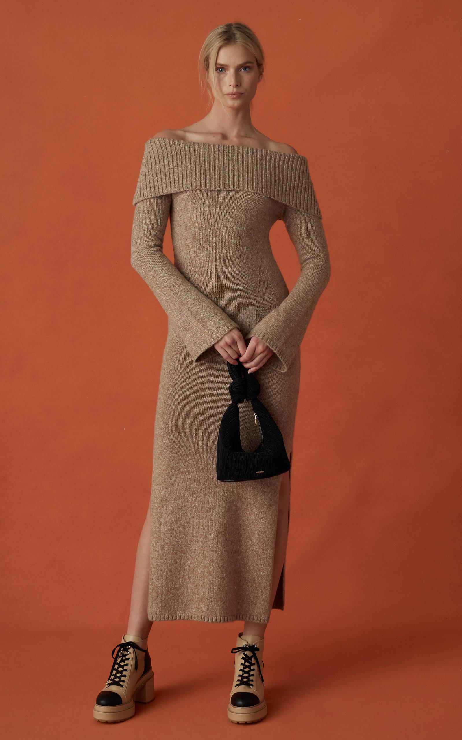 Cult Gaia Mariel Off the shoulder Knit Dress Lyst