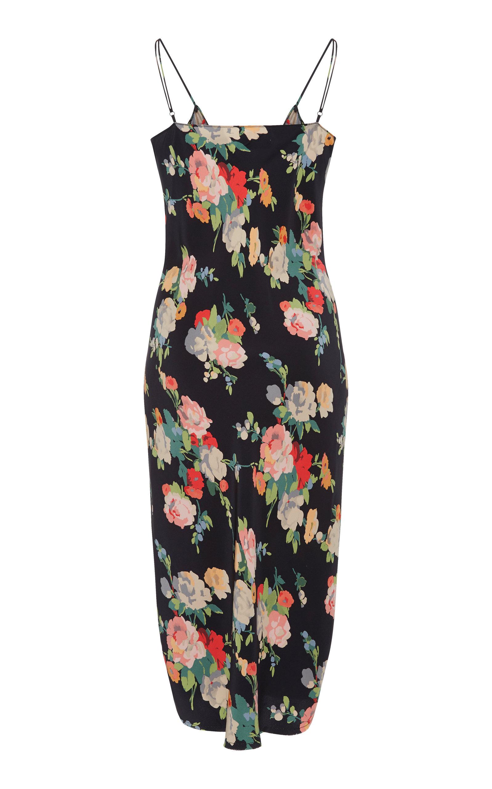 Nili Lotan Cami Floral-print Silk Slip 