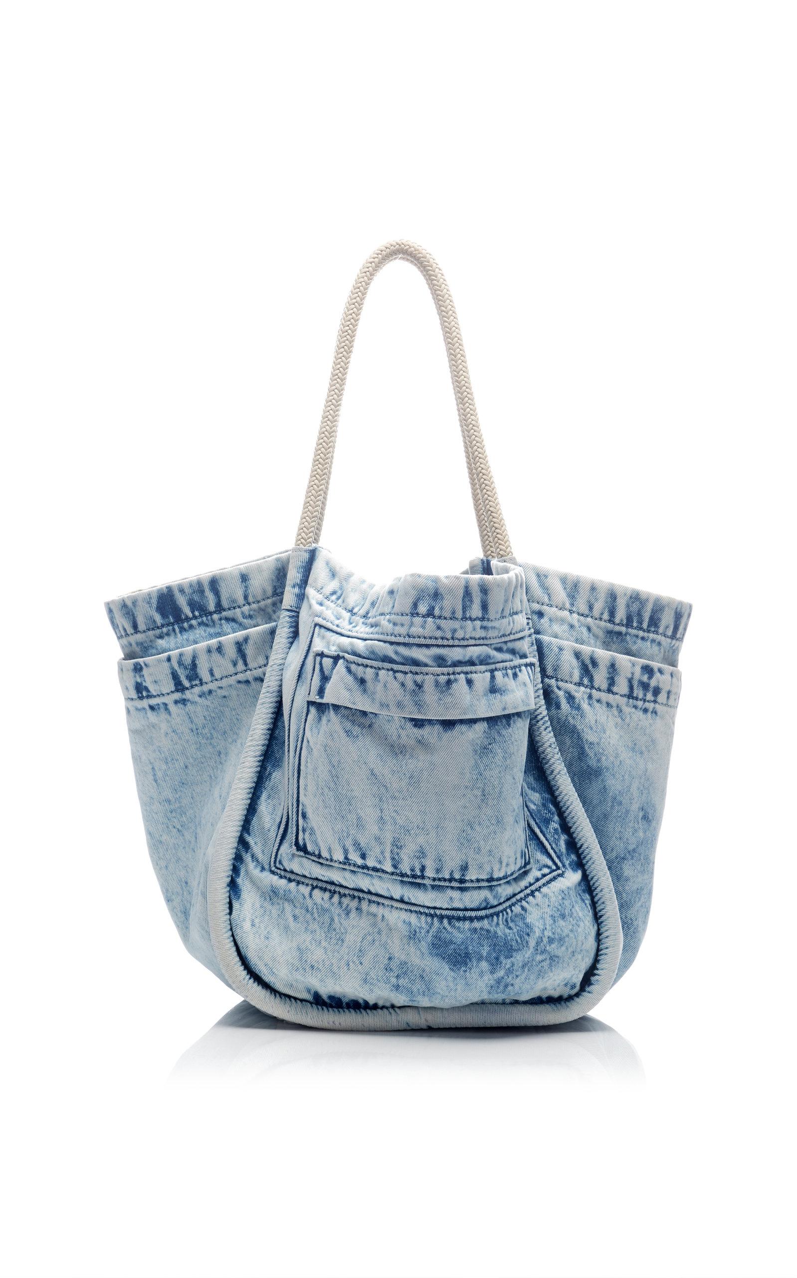 Proenza Schouler Large Denim Tote Bag in Blue Pattern (Blue) - Lyst
