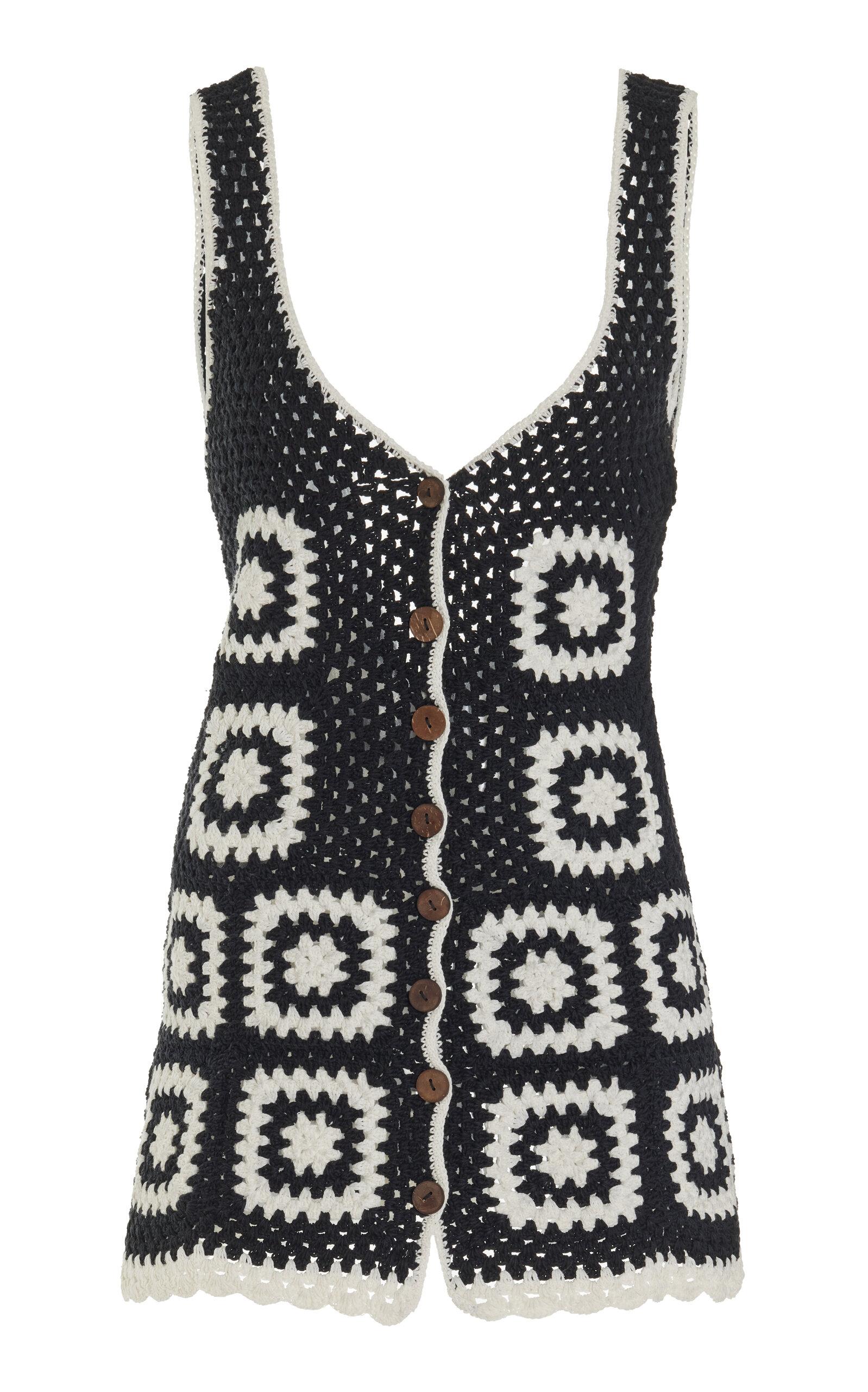 Akoia Swim Exclusive Baia Cotton Mini Dress in Black | Lyst