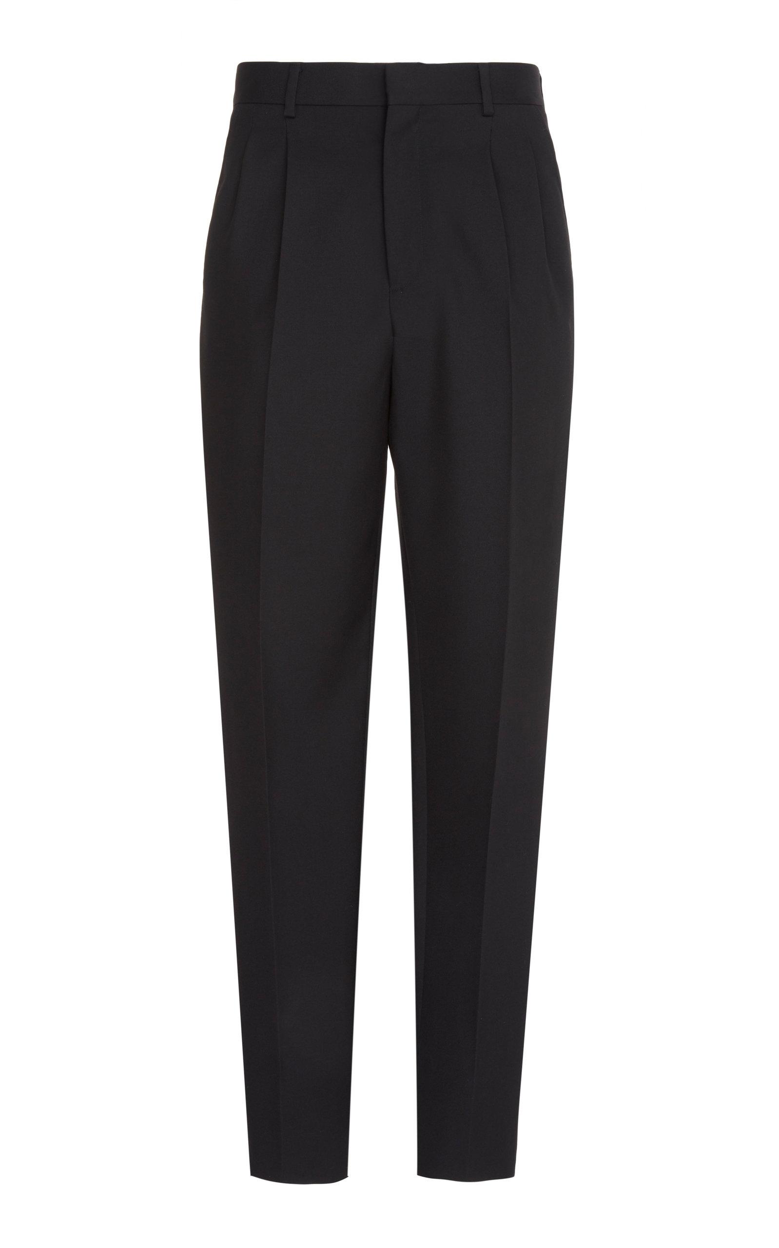 white slim leg pants