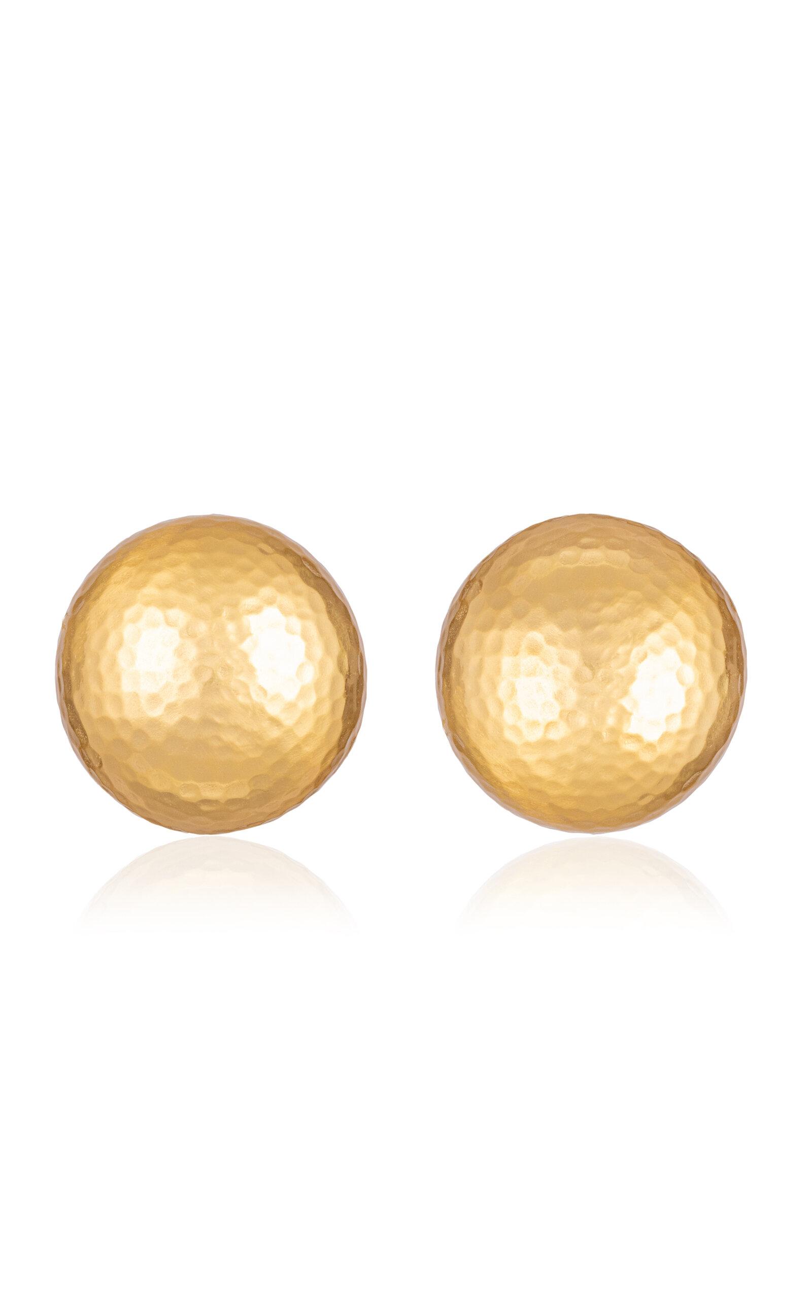 Discover Tweek Earrings Left Round 24k gold here