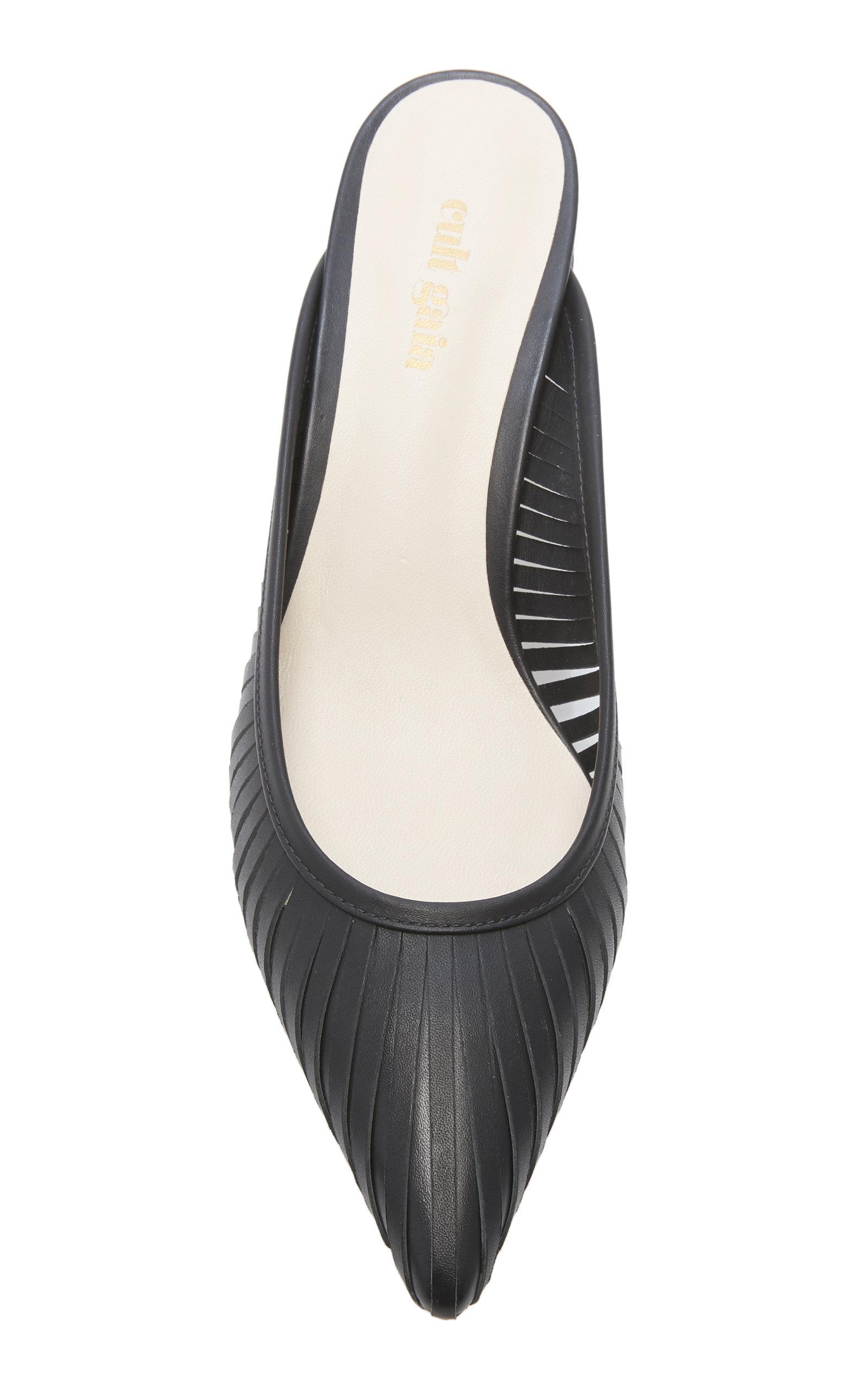 clear heels with thick heel
