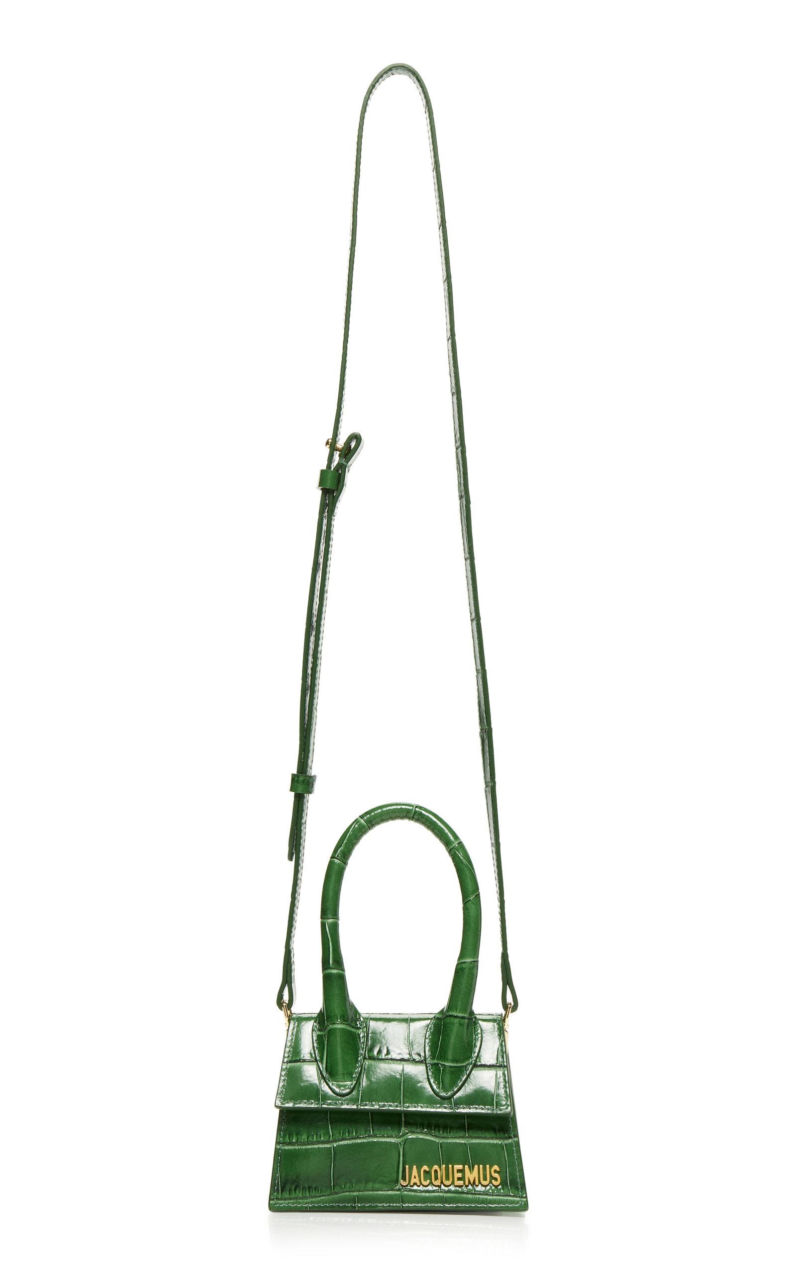 Jacquemus Le Chiquito Leather Mini Bag in Green - Lyst