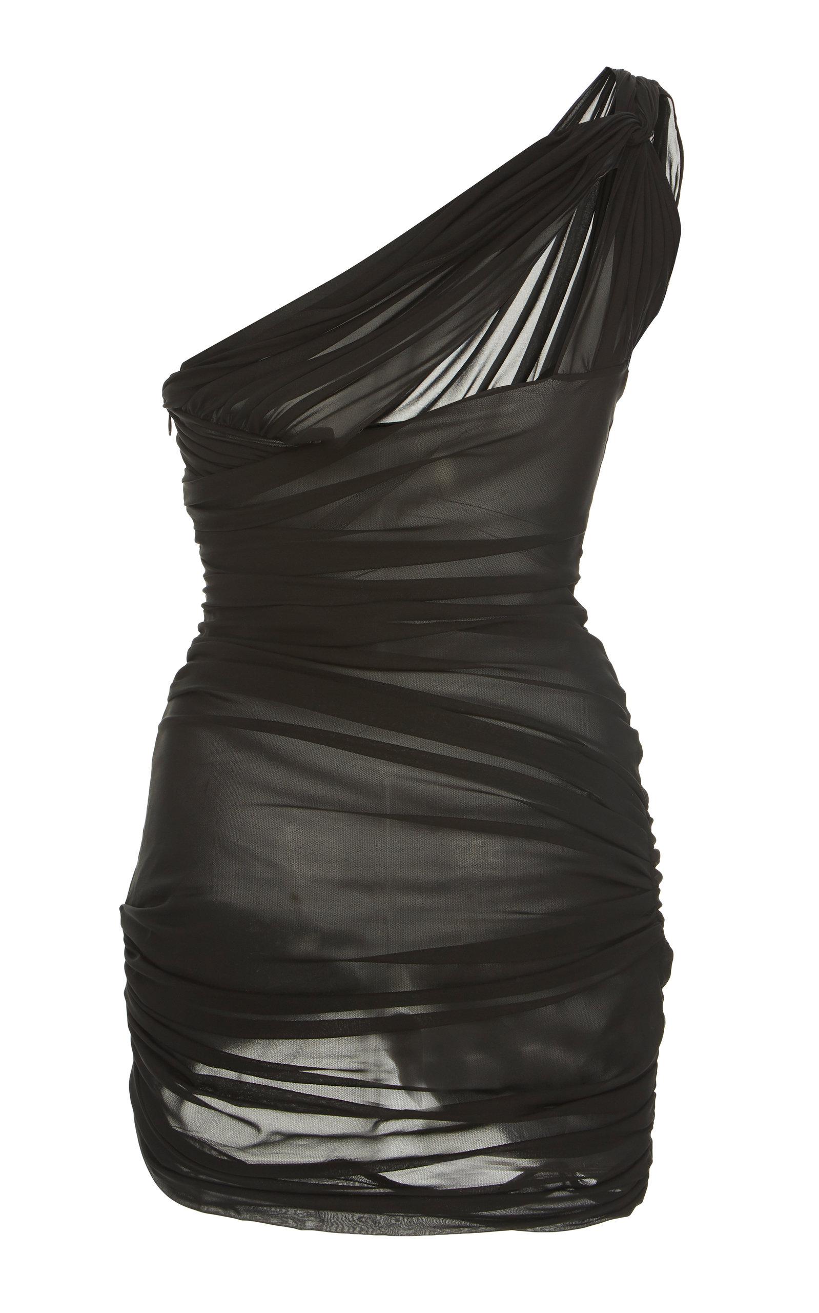 ruched chiffon