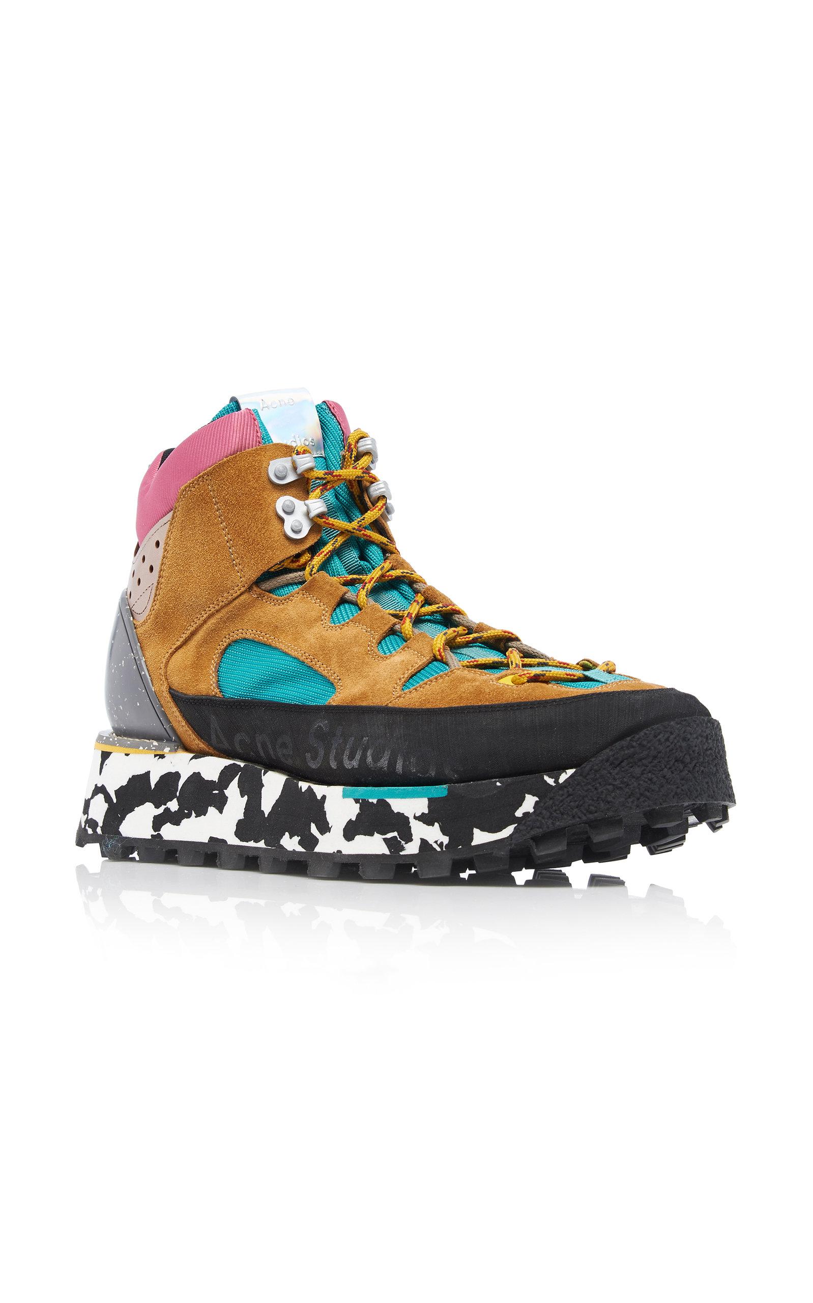 acne studios distressed canvas sneakers