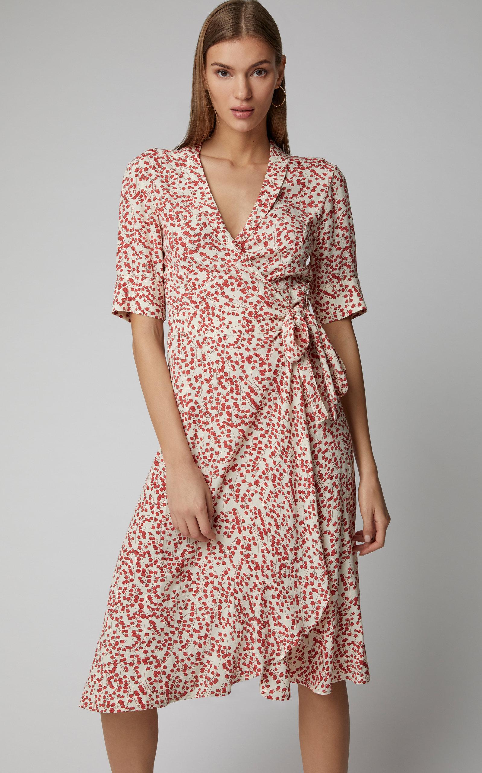 Ganni Egret Wrap Dress on Sale, UP TO 67% OFF | www.editorialelpirata.com