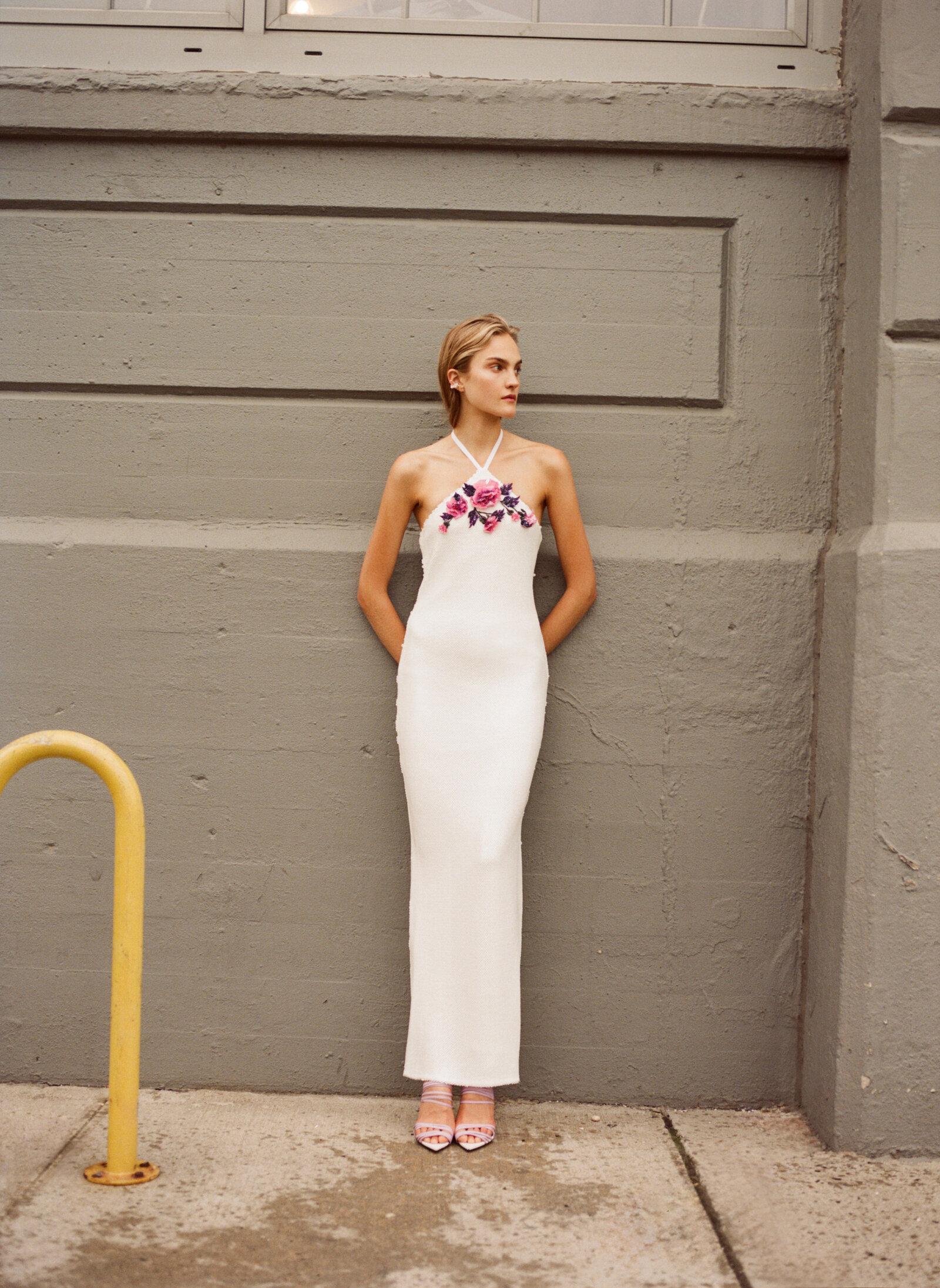 Rodarte Bead-embellished Sequined Maxi Dress in White | Lyst