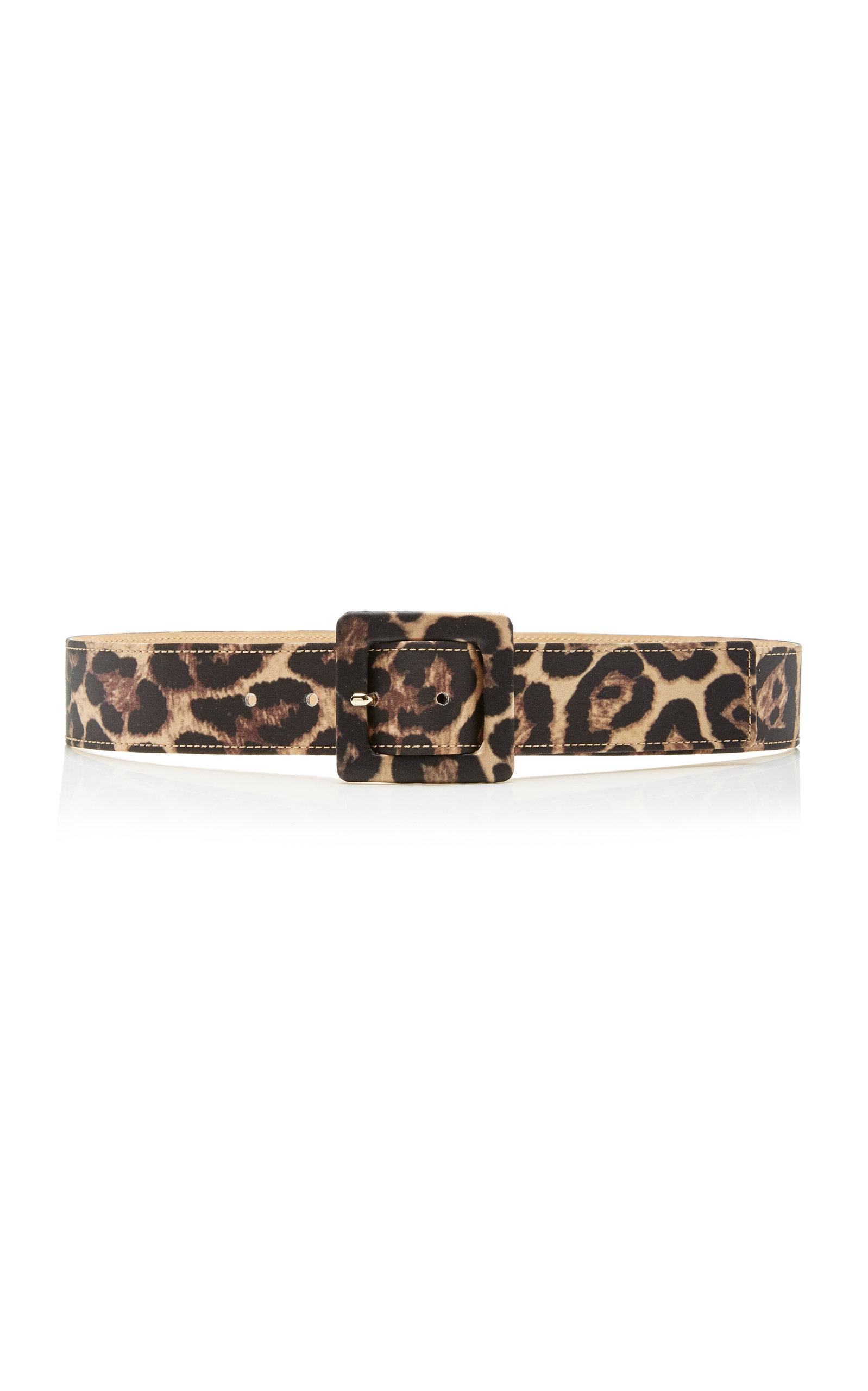 veronica beard leopard belt