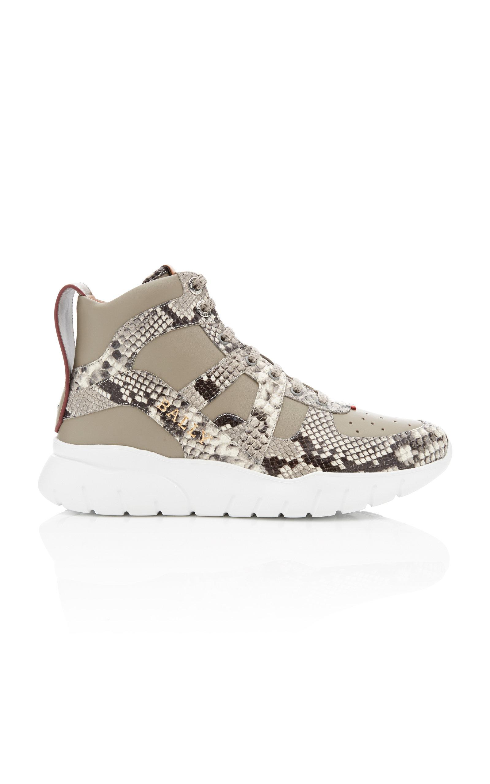 bally snake sneakers
