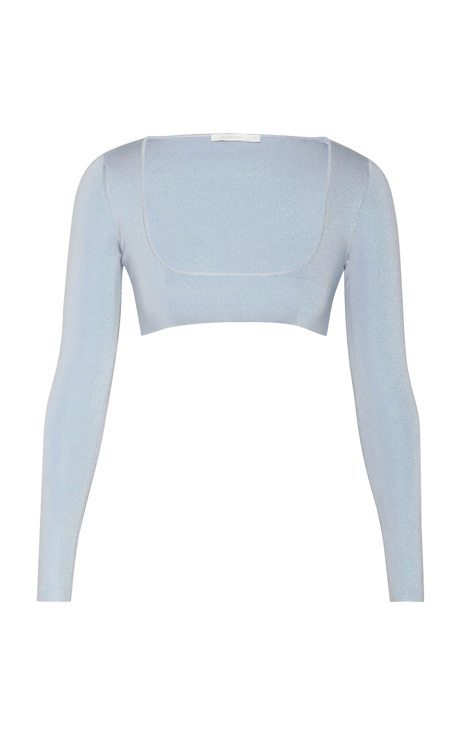 【Zimmermann】Acacia Knit Scoop ribbed-knit crop top Zimmermann Acacia Knit Scoop ribbed-knit crop top Zimmermann
