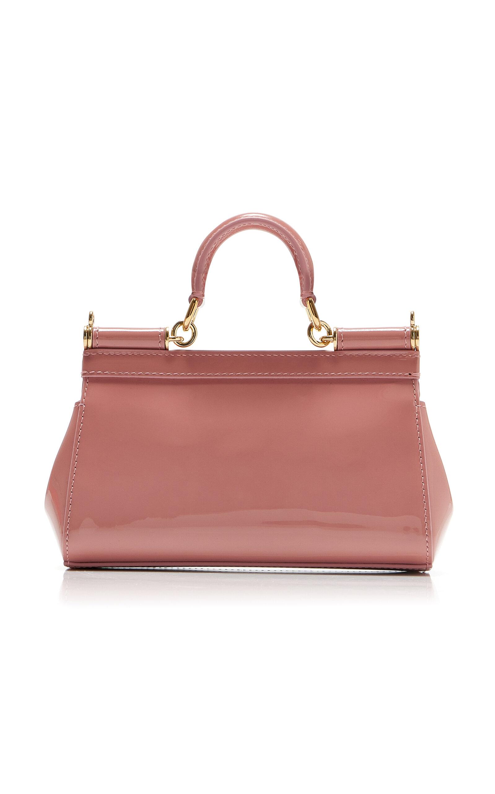 トートバッグ Dolce & Gabbana Small 'Sicily' Pink Leather Bag 17408041_37071957_600.jpg