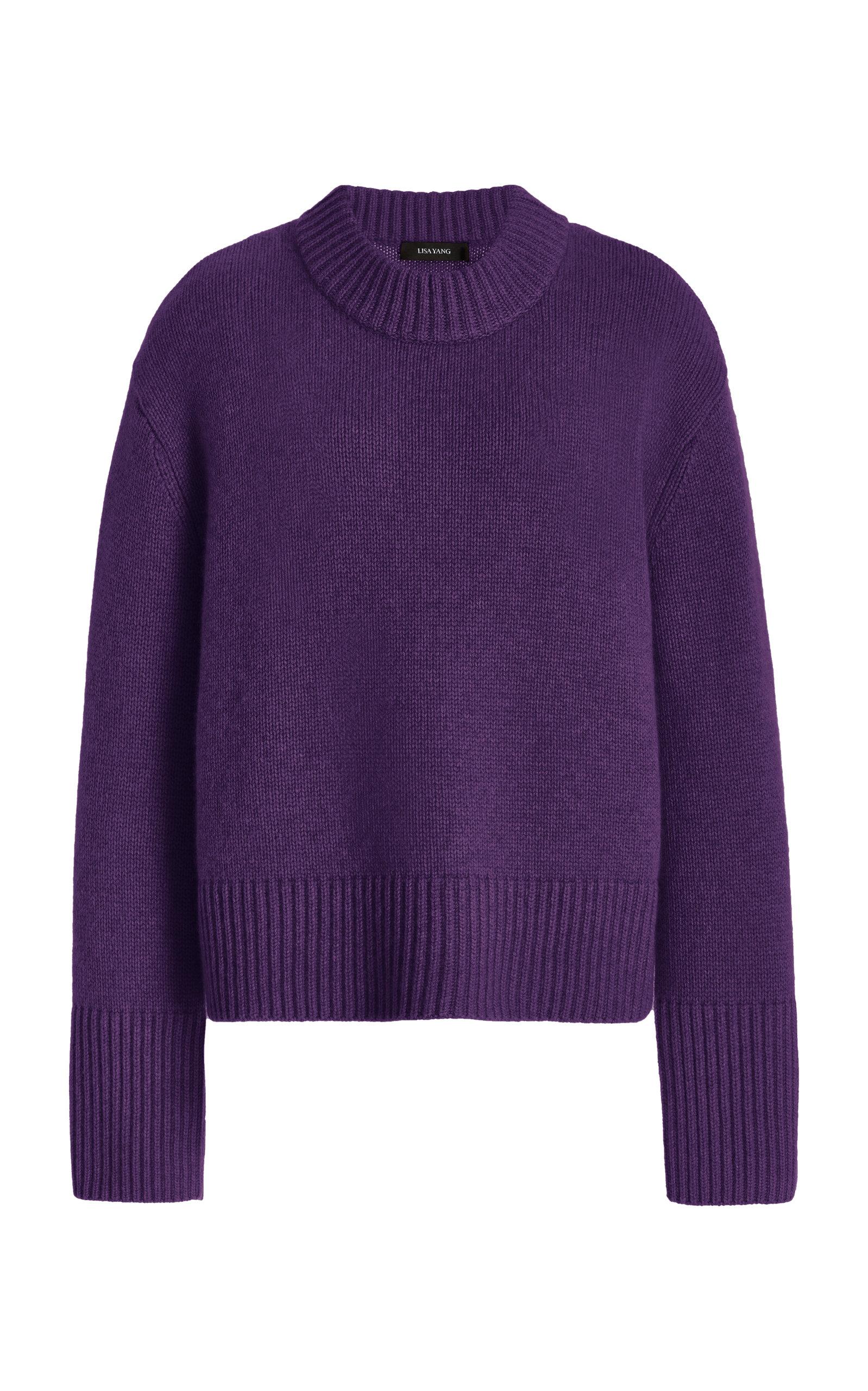 Lisa Yang Sony Cashmere Sweater in Purple | Lyst