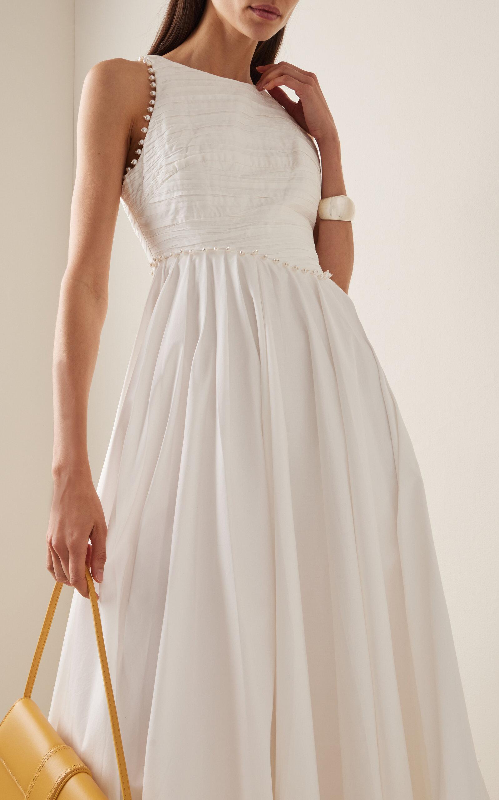 aje florence pearl trim midi dress Aje | Dresses | Aje Florence Pearl Trim Midi Dress
