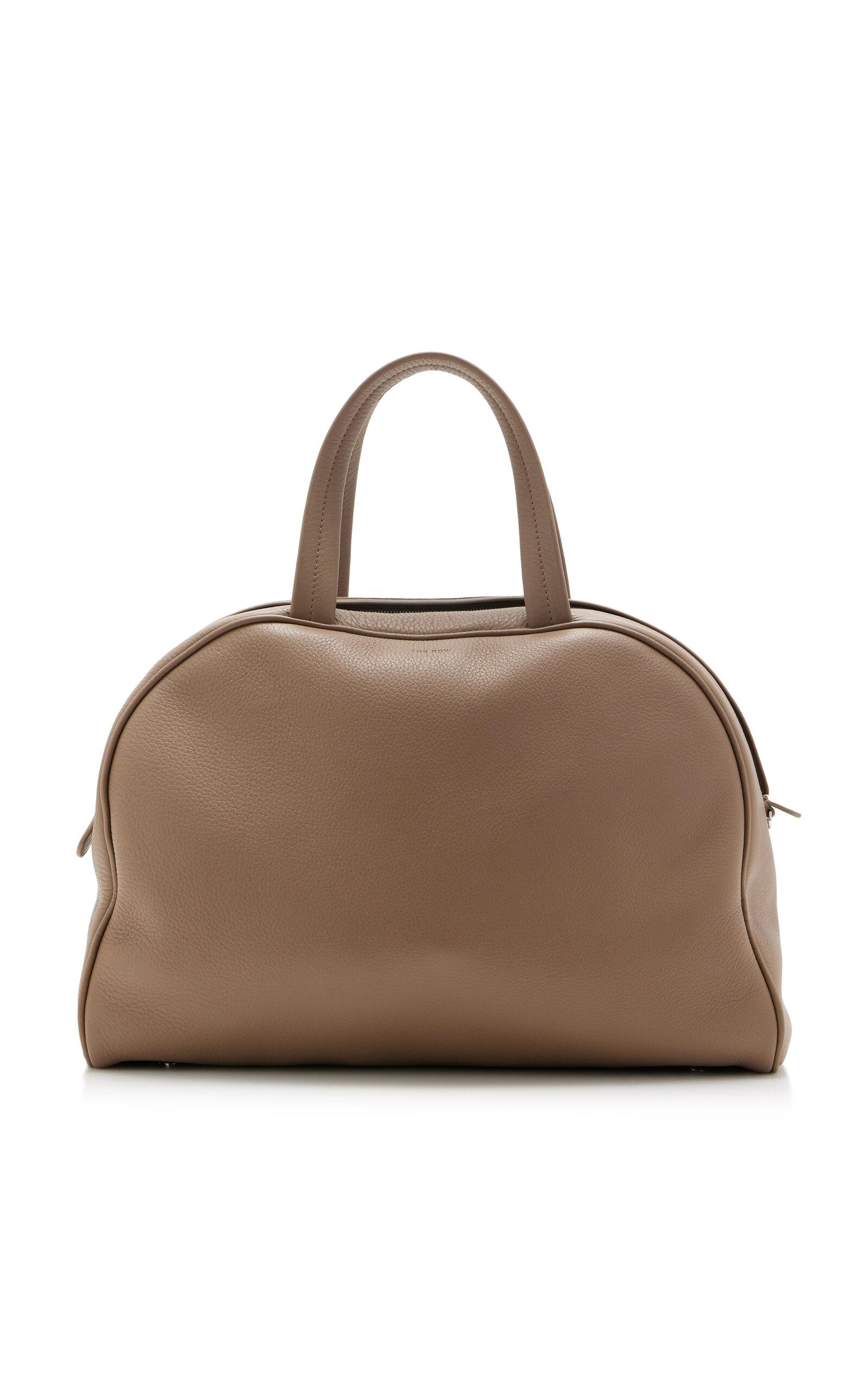 The Row Leather Bowling Bag Ii in Brown Lyst