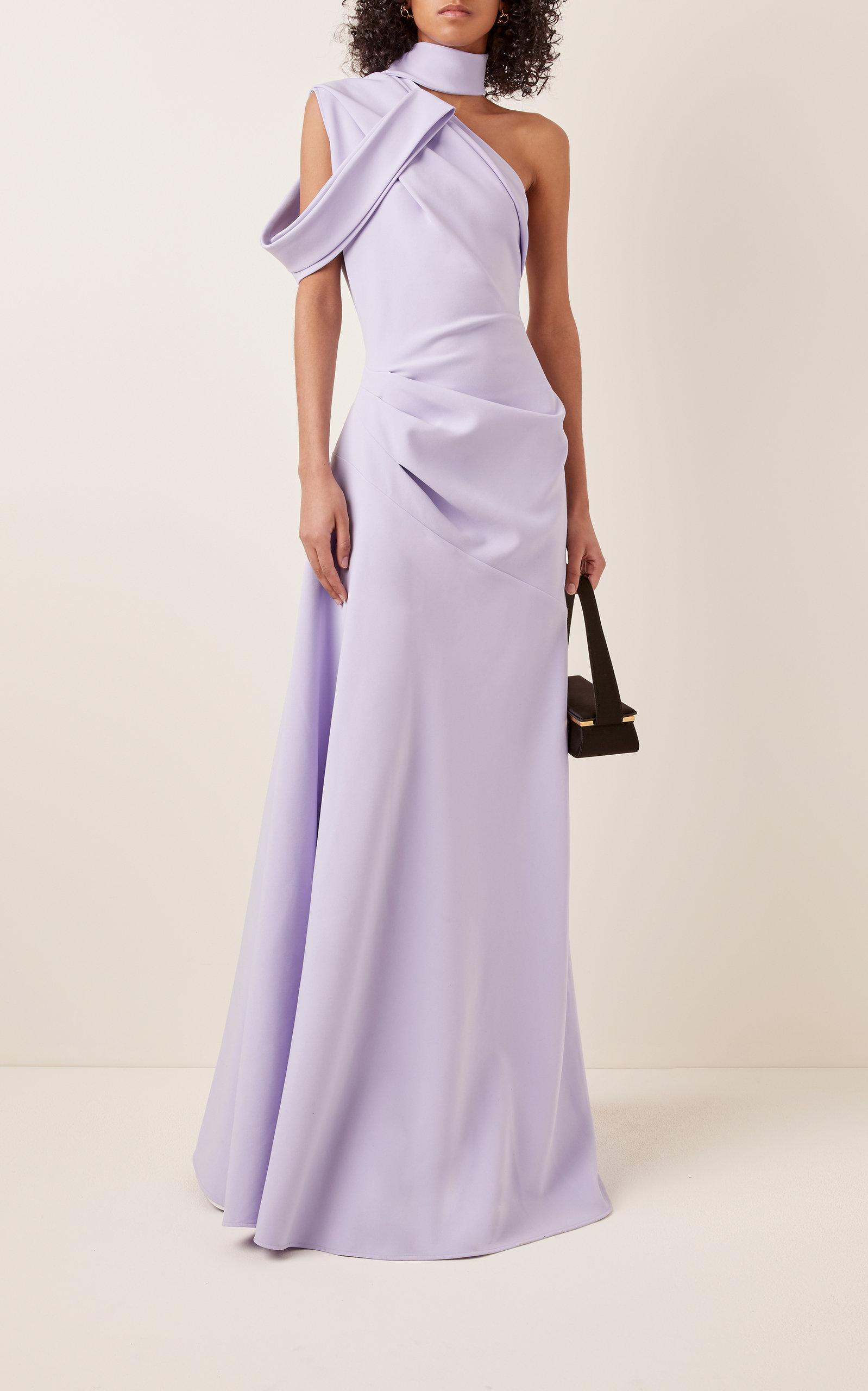Maticevski Inclination Crepe De Chine Gown in Purple | Lyst