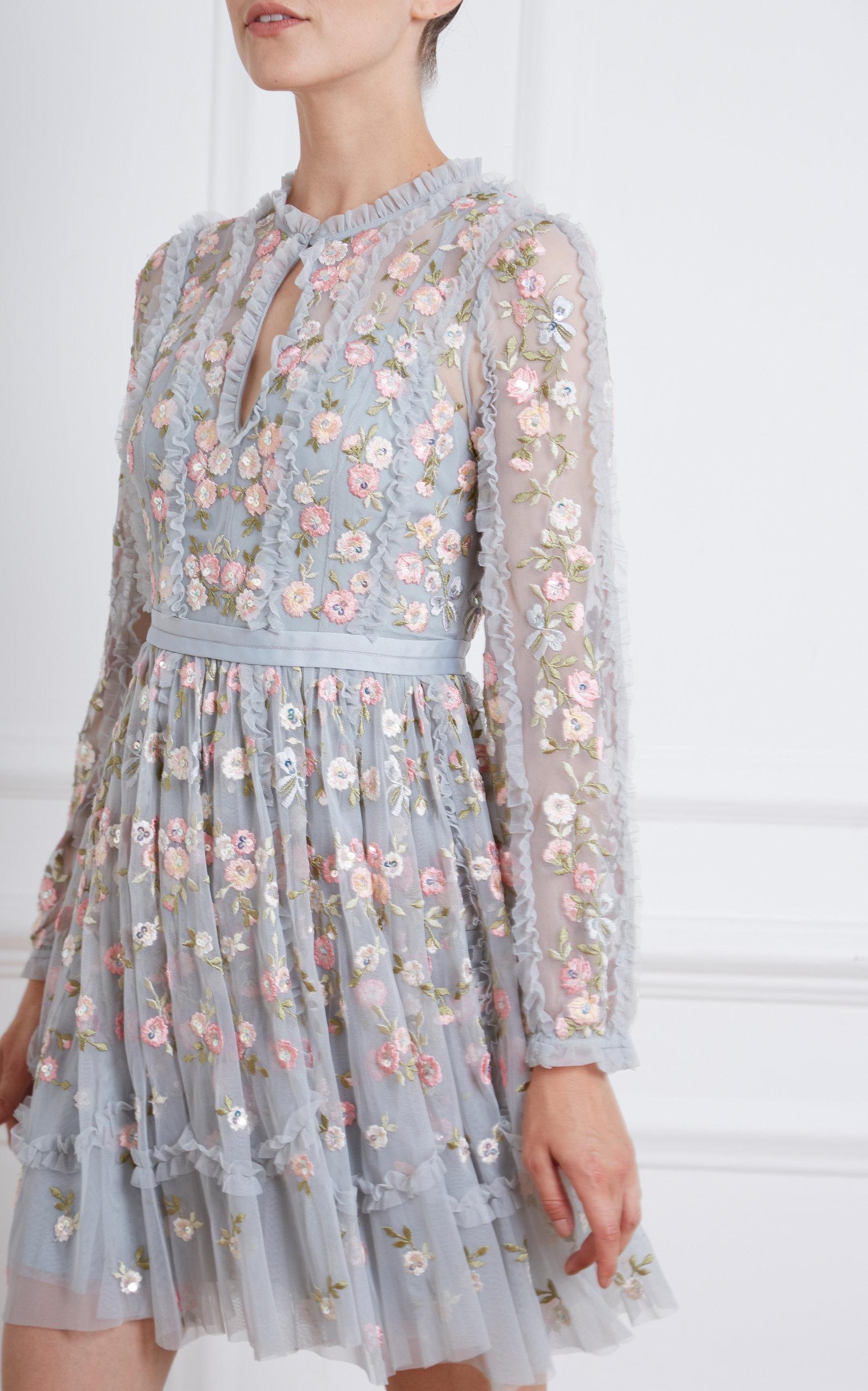 needle and thread floral dress