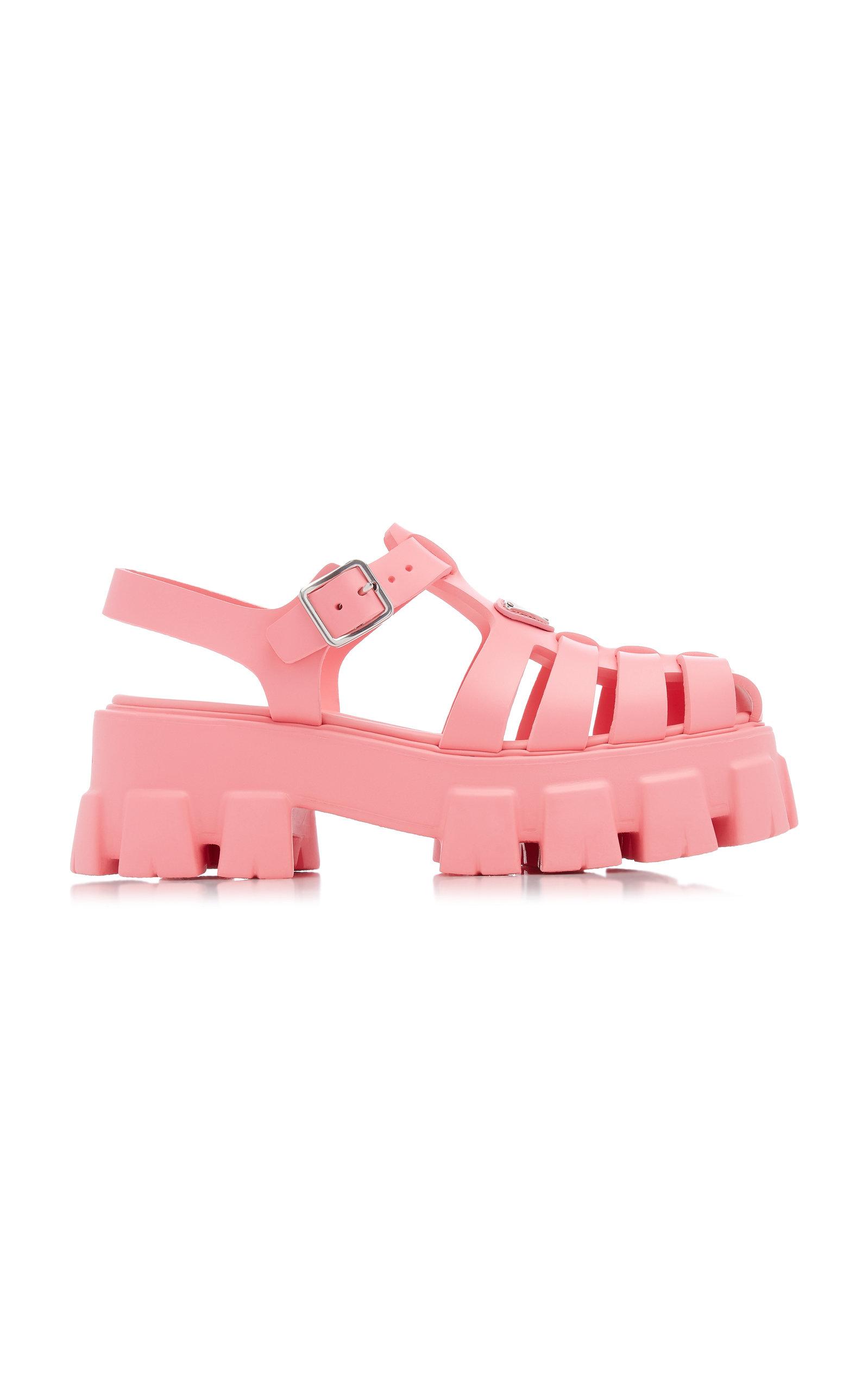 Prada pink sandals hotsell
