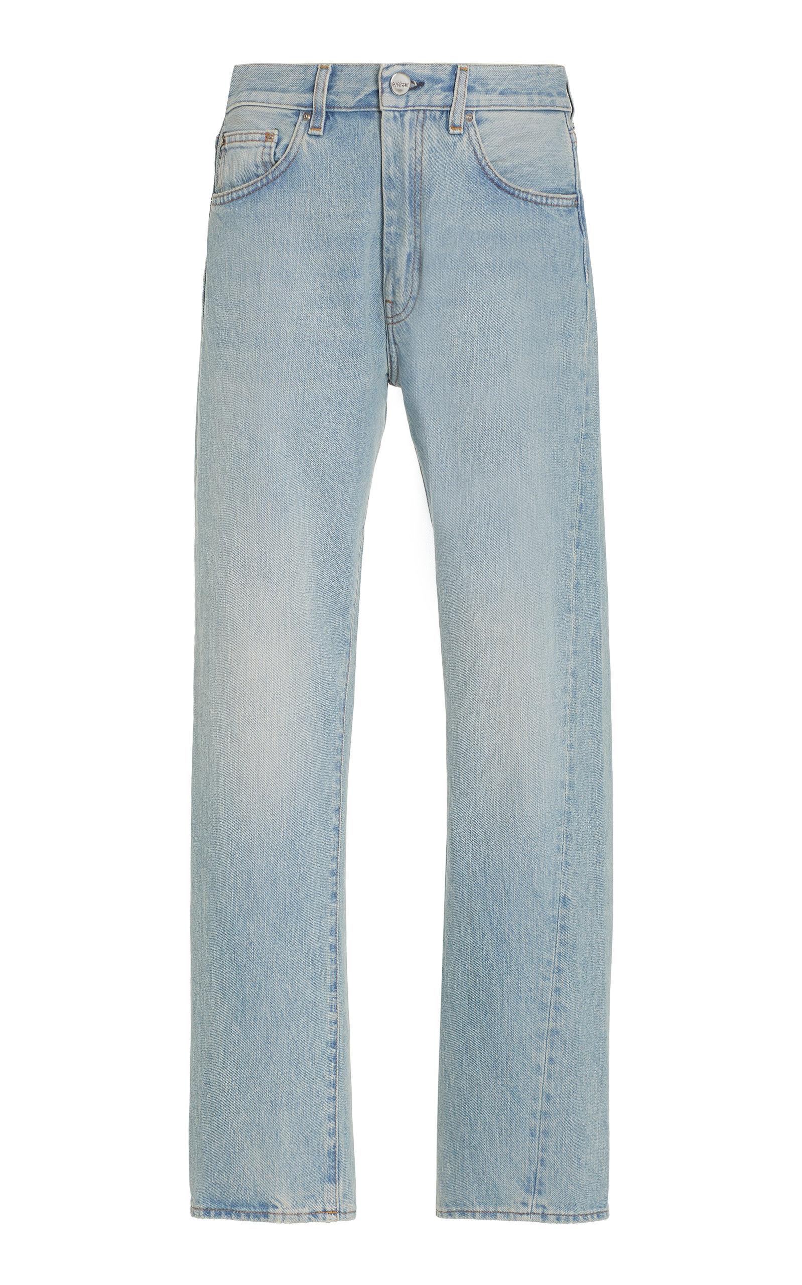 Totême Original Twisted-seam Rigid Mid-rise Straight-leg Jeans in Blue |  Lyst