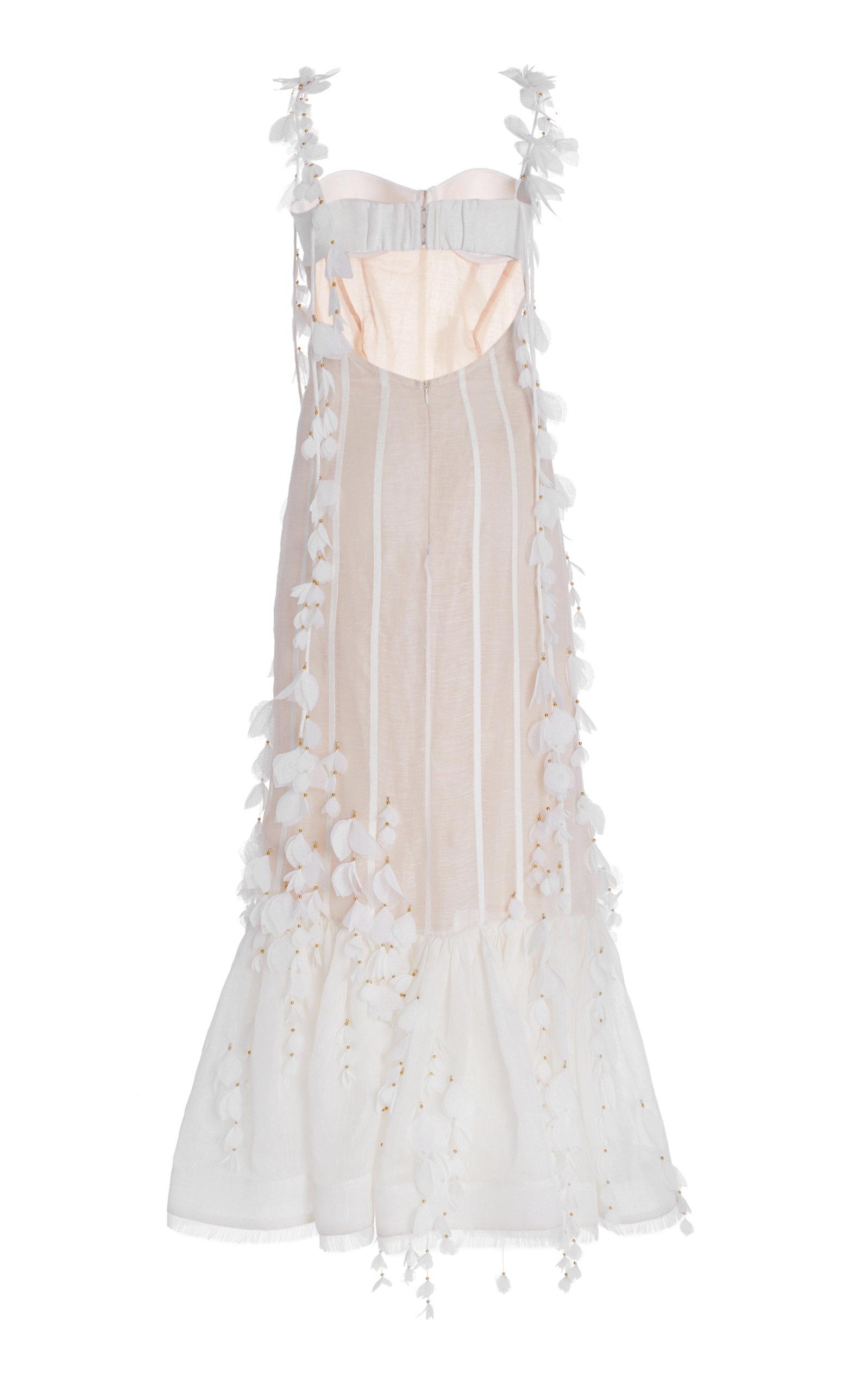 zimmermann botanica petal gown white