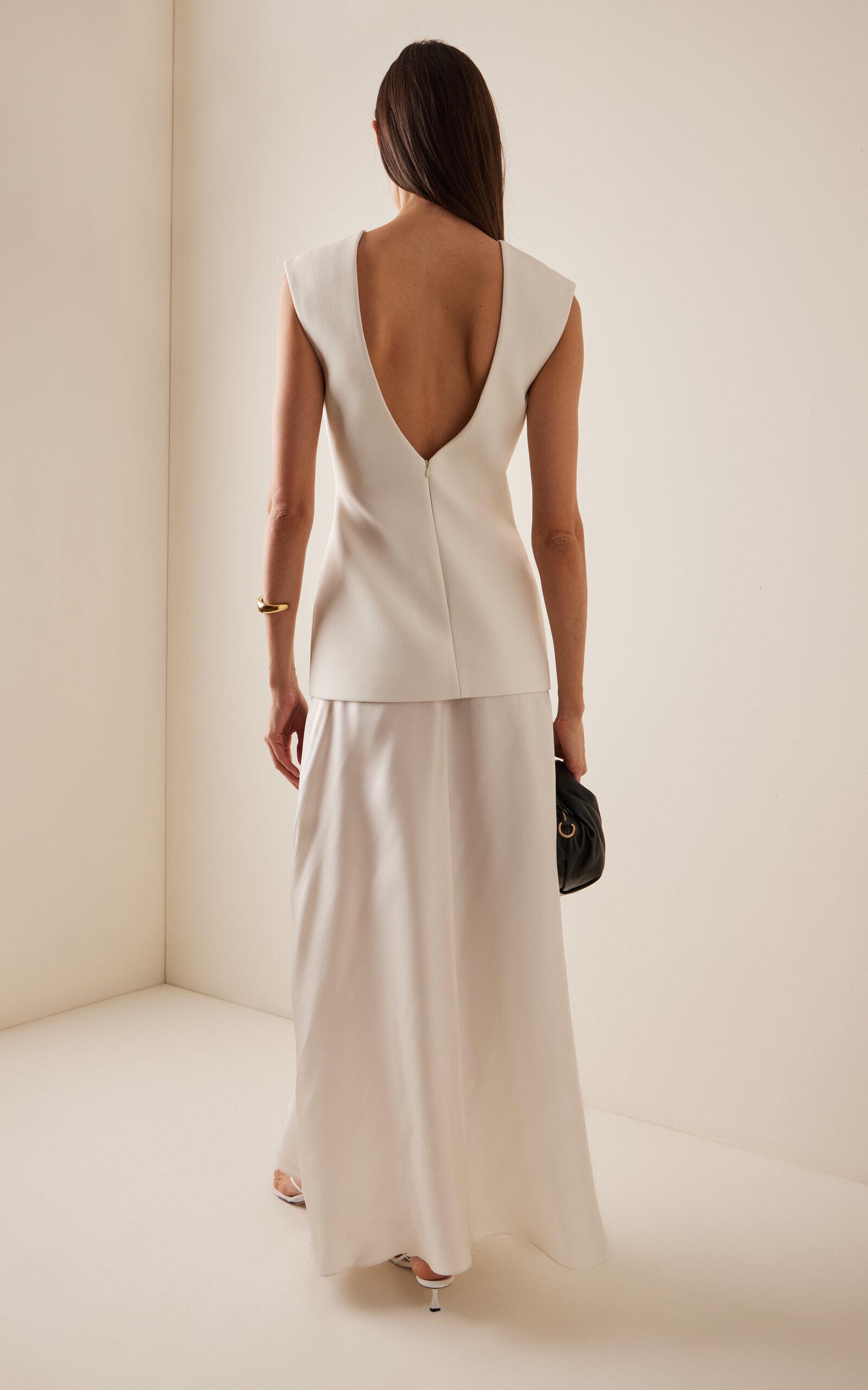 rohe open back dress Open Back Dress