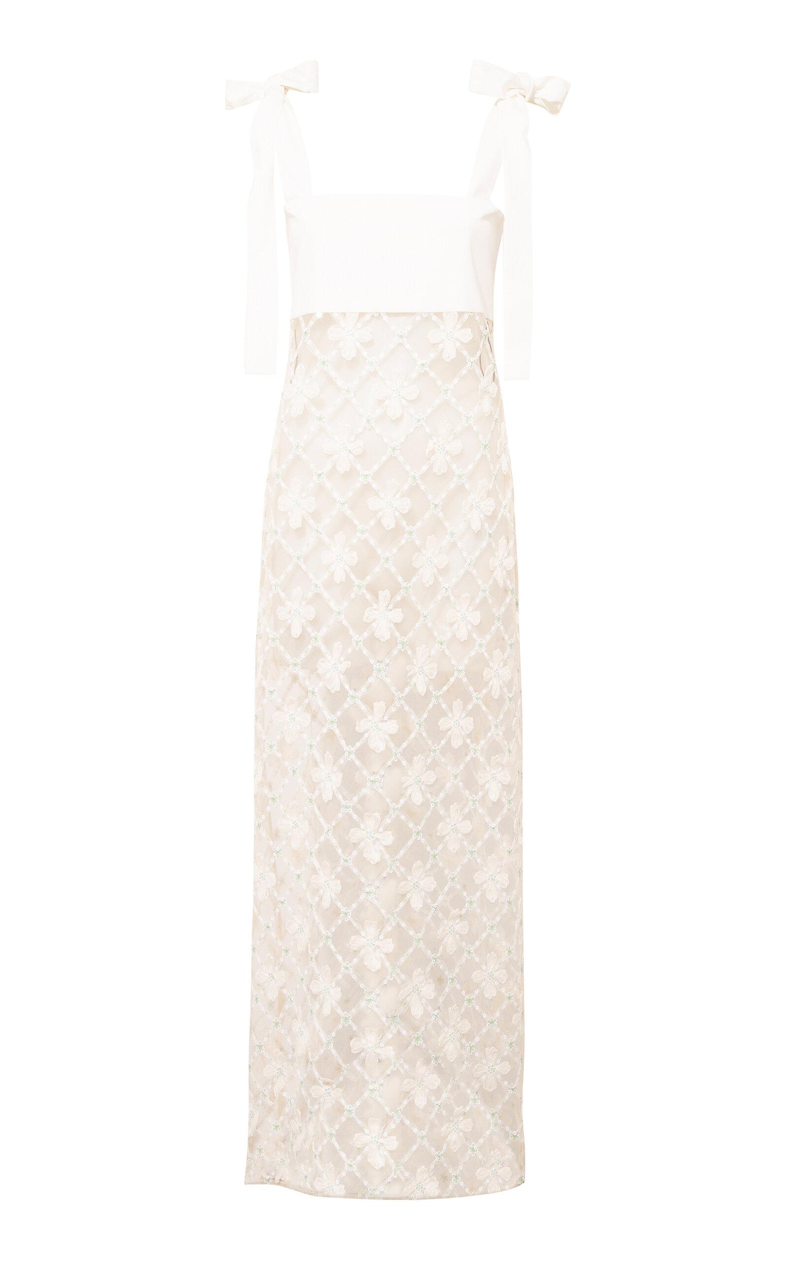 chinese dress ladies Valerie Lemon Satin Asymmetric-Neck Maxi Dress With Bow Detail  Club L  London