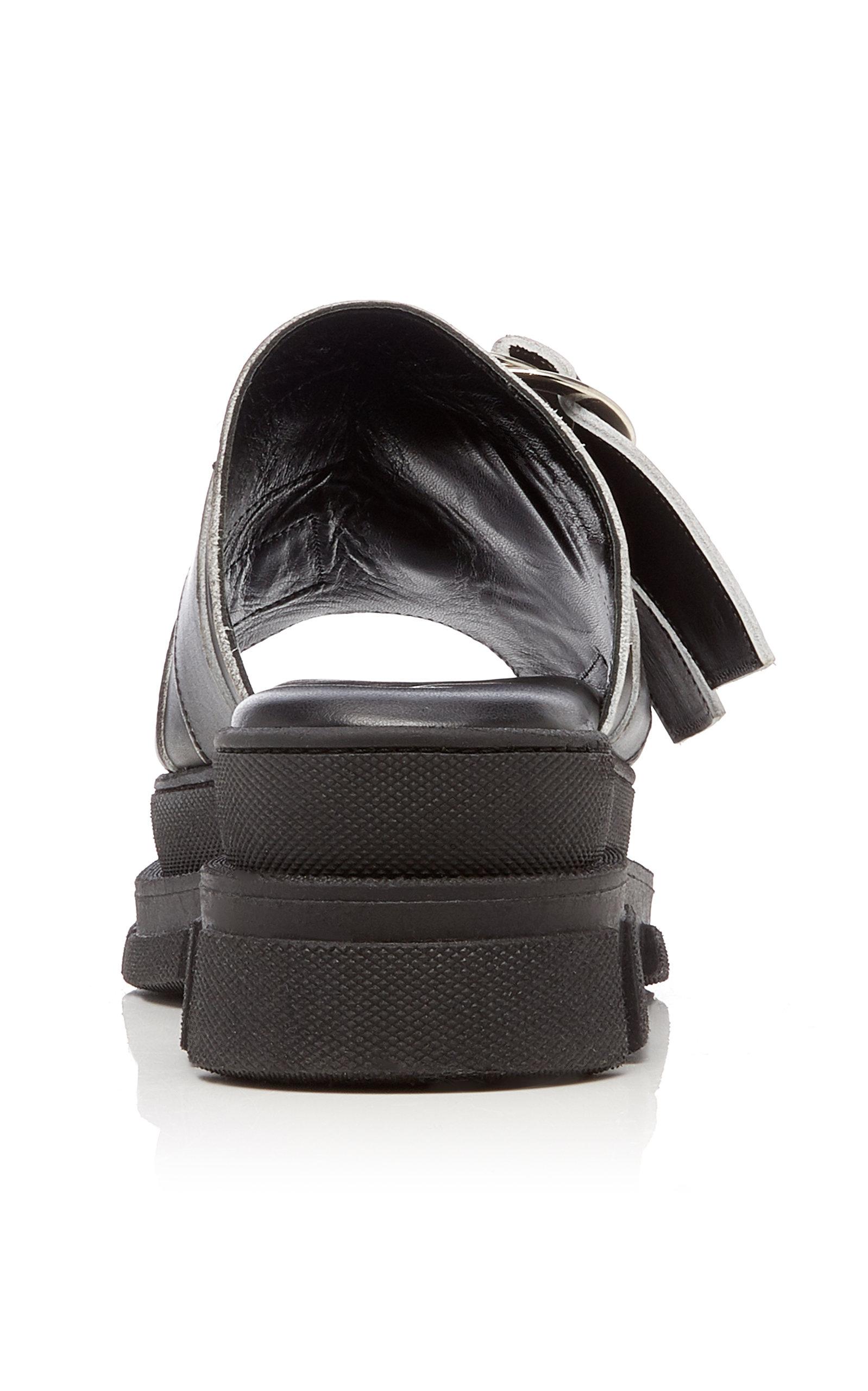 ganni sandals black
