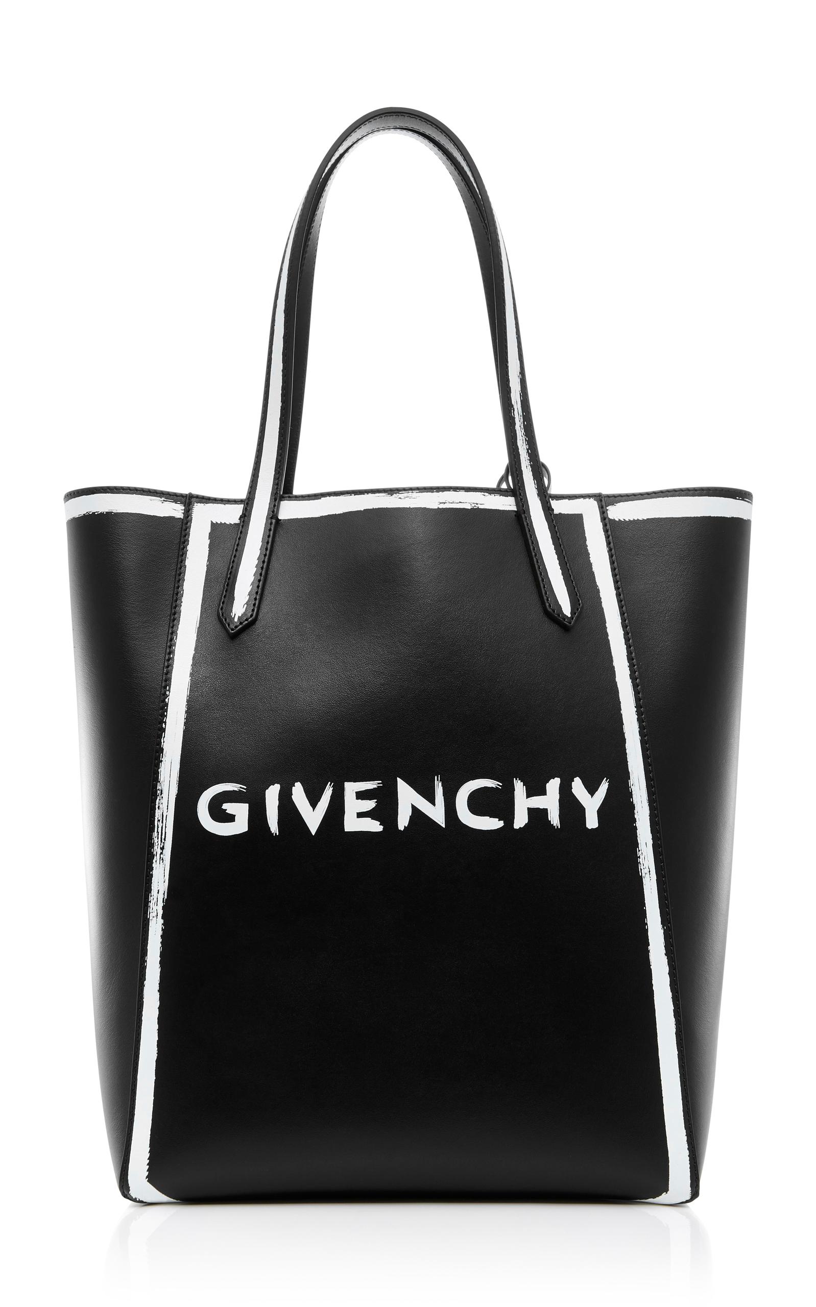 Givenchy Neo Stargate North South Small Leather Tote in Black | Lyst ...