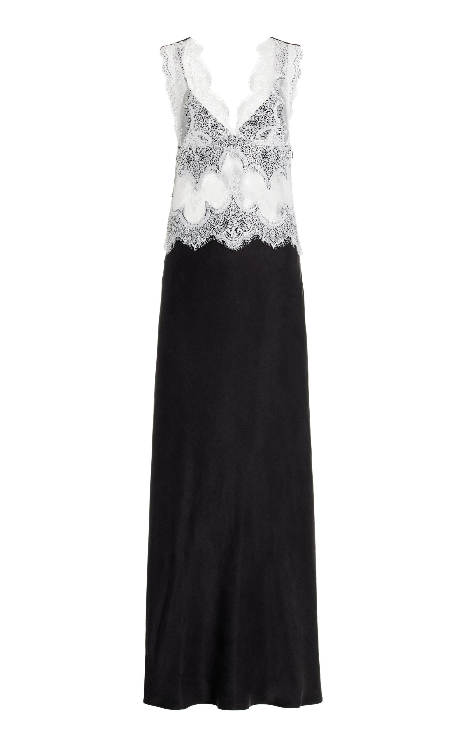 chinese dress ladies Third Form Women's Visions Lace Deep V Maxi Dress – Saint Bernard main image 1