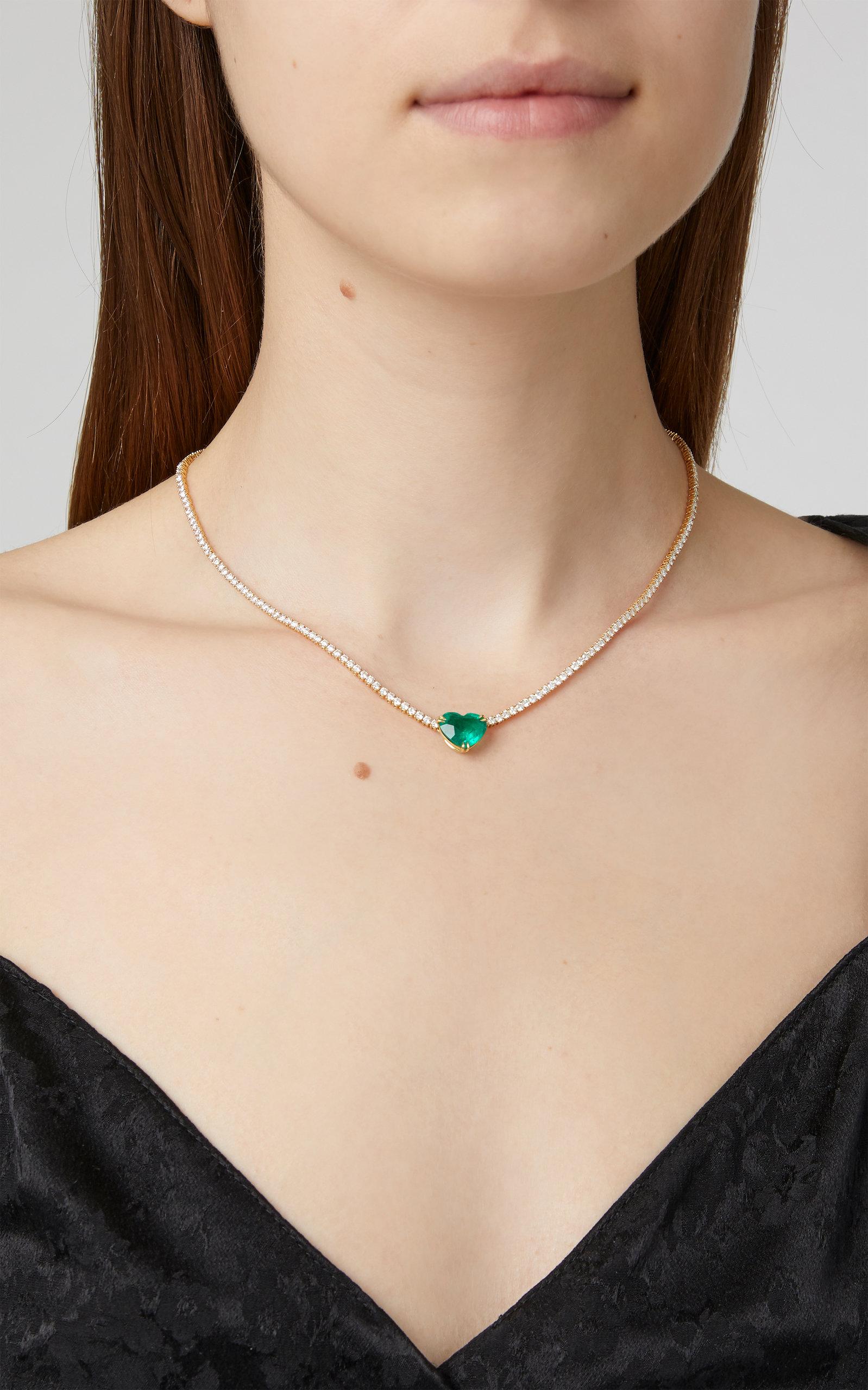 Anita Ko Hepburn Choker With Heart 