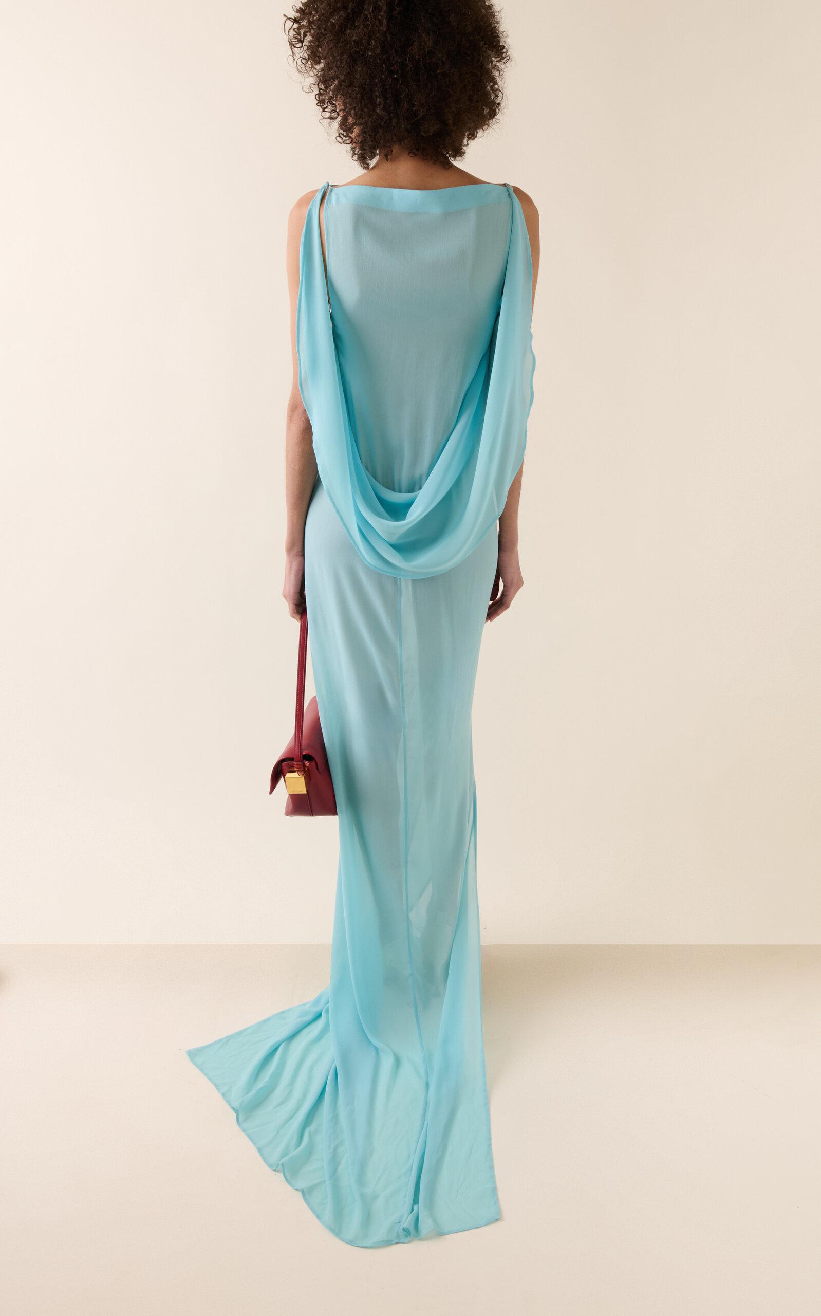 citron bridesmaid dress Dresses In Lemon Flowy One Shoulder Long Sleeves Floor Length Chiffon Bridesmaid Dresses Colour:Mint Green one sleeve boasting a low strappy The Sienna Gown Collection