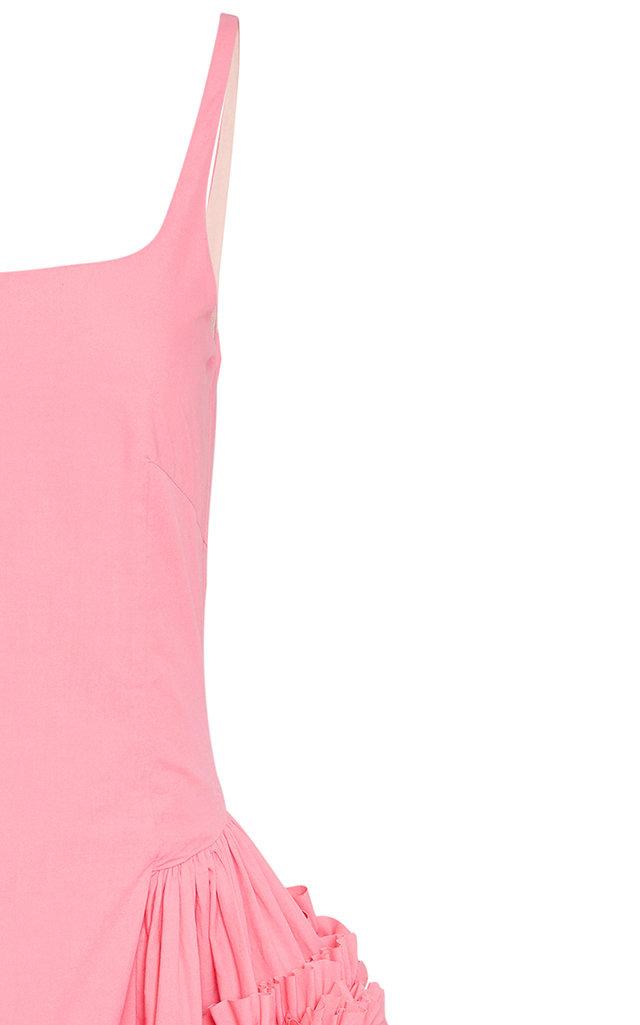 Molly Goddard Angie Frilled Cotton Midi 