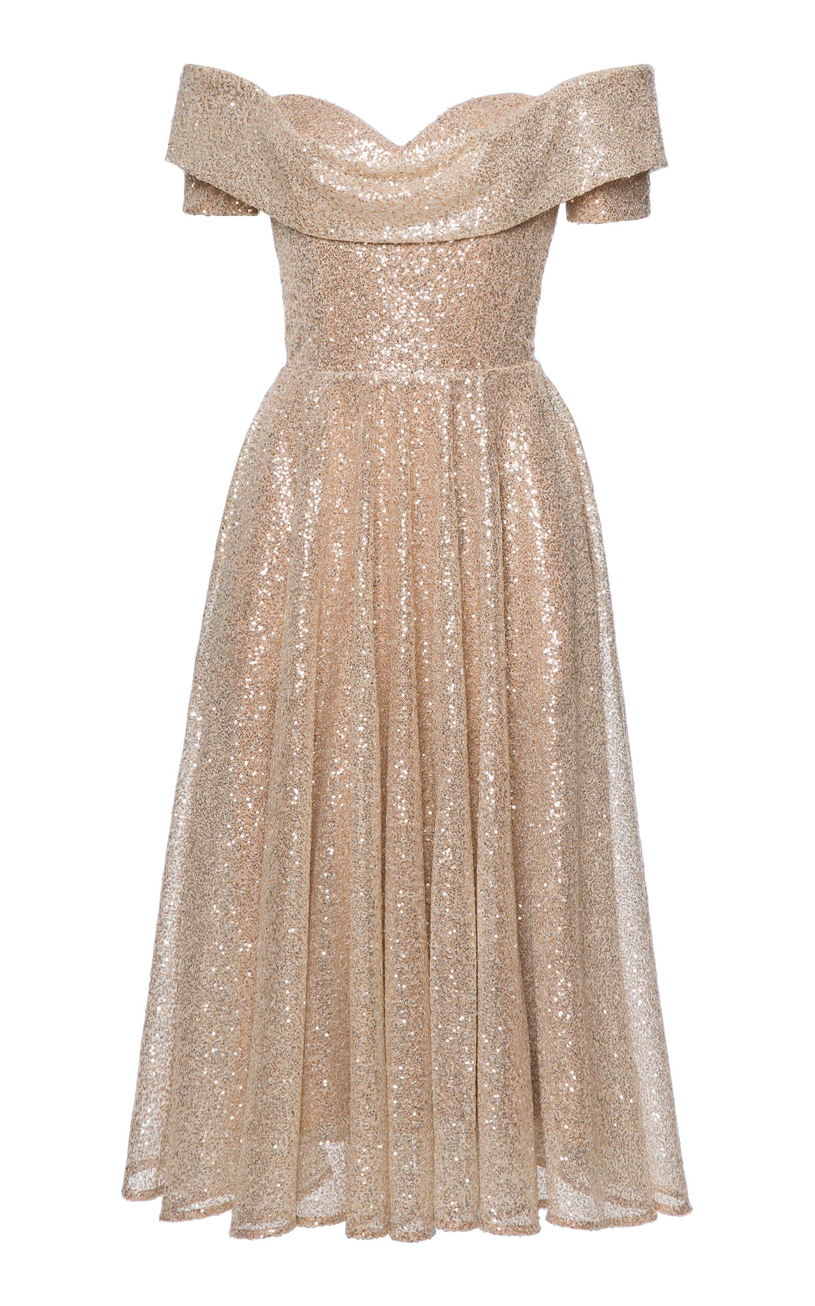 lena hoschek sequin dress Lena Hoschek Belle Of The Ball Sequined Gown