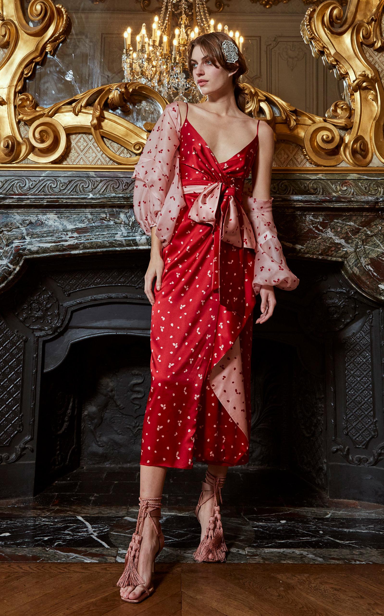 silvia tcherassi red dress