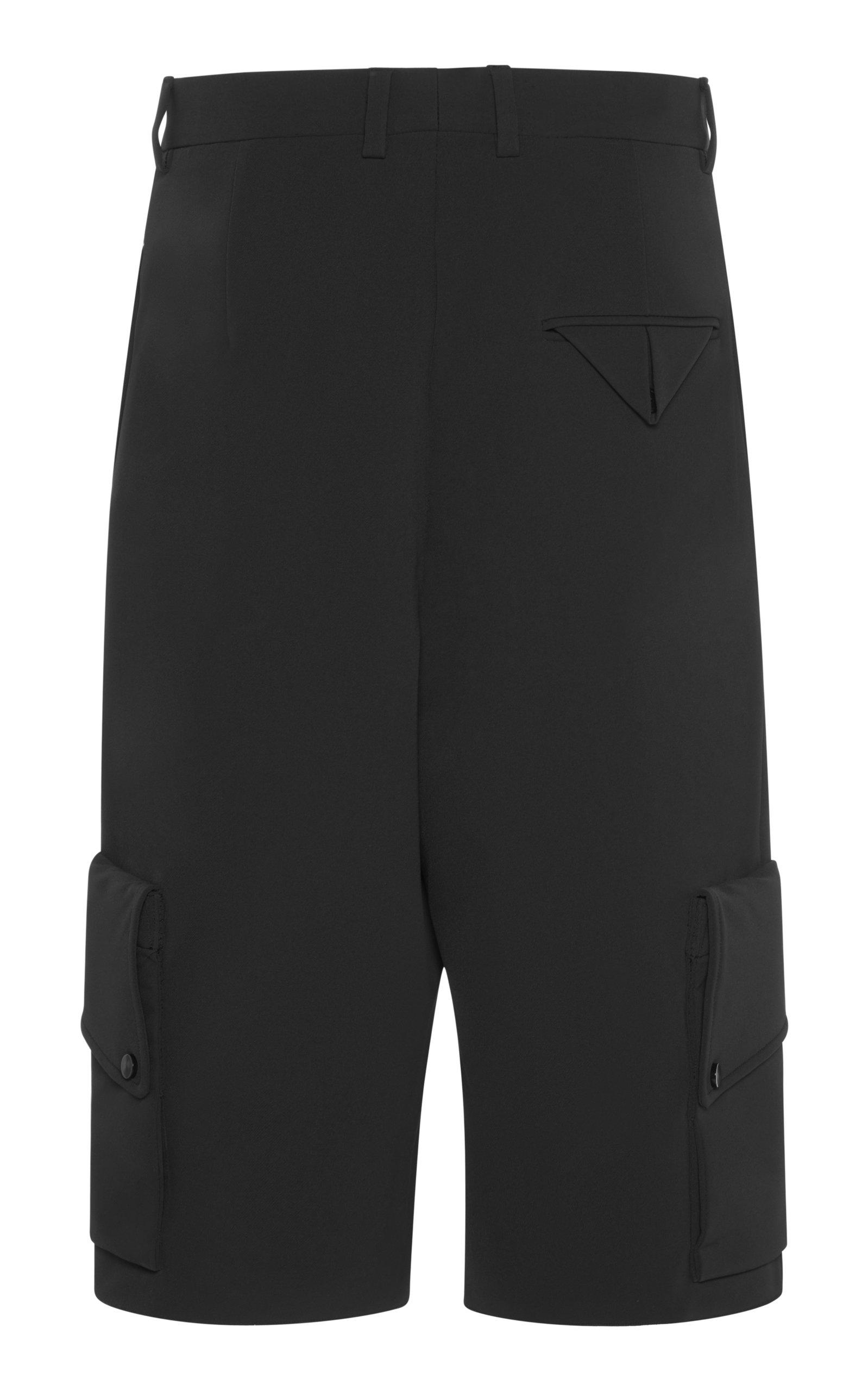 Bottega Veneta Tech-gabardine Cargo Shorts in Black | Lyst
